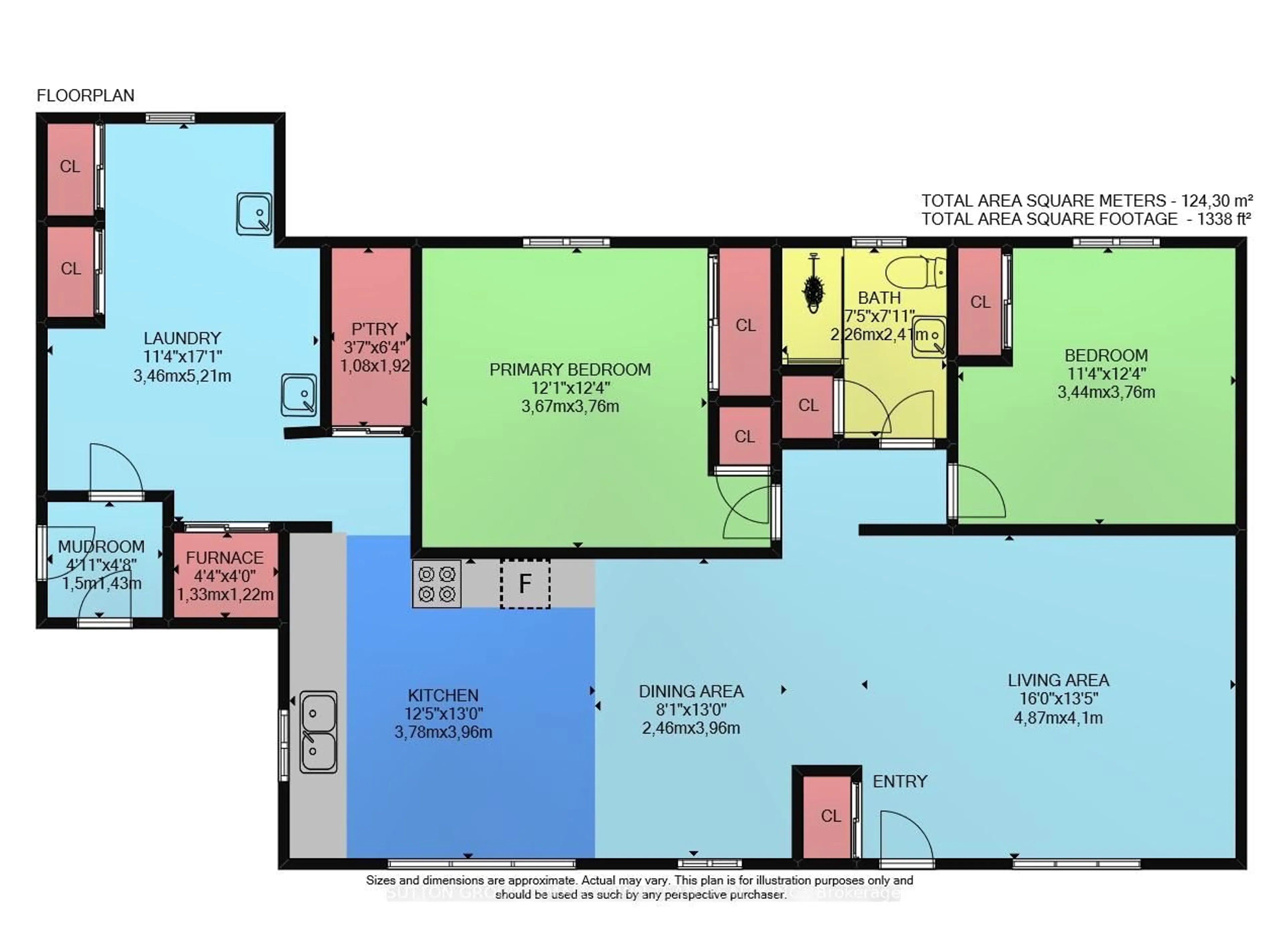 Floor plan for 110 John St, South Huron Ontario N0M 1S2