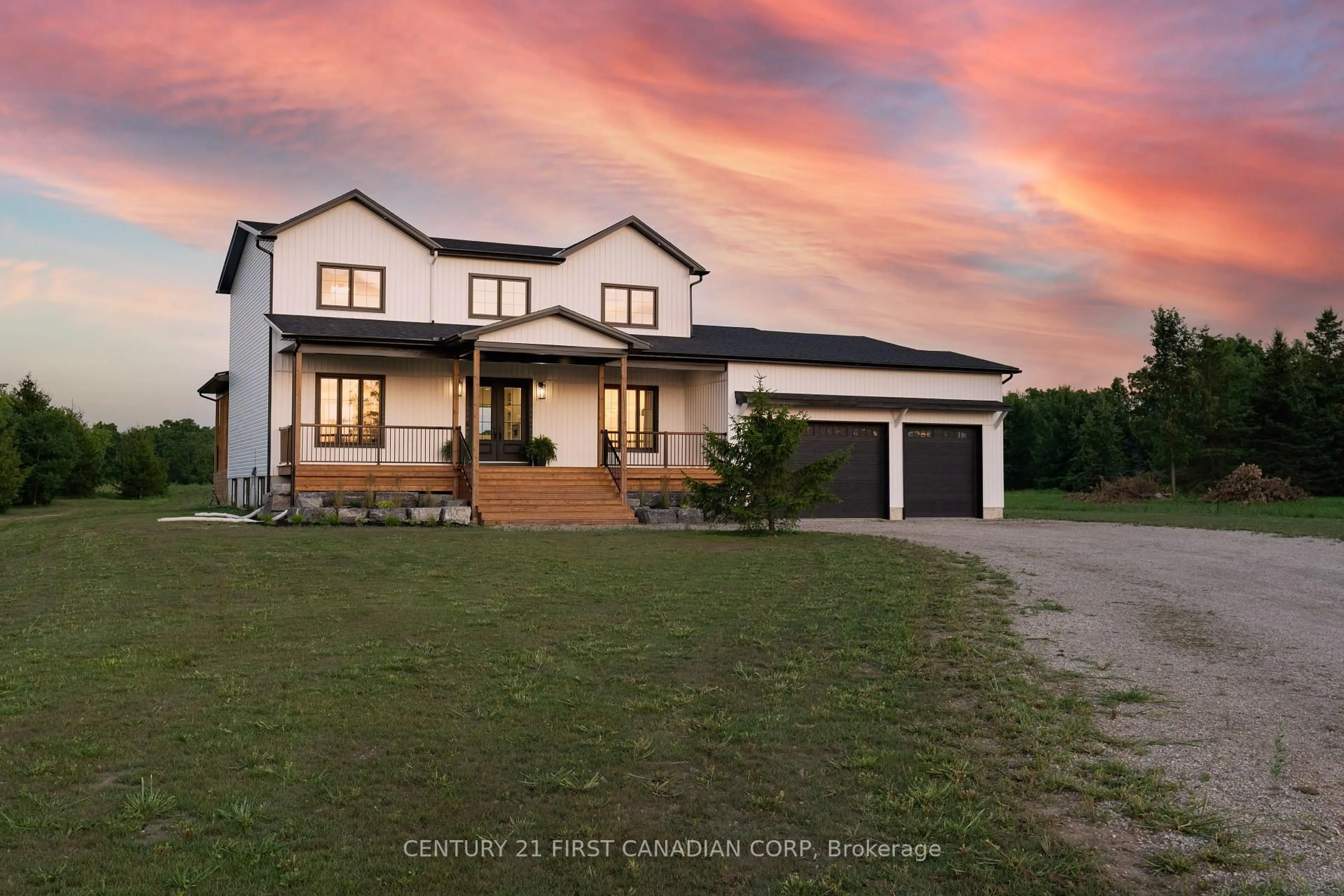 A pic from outside/outdoor area/front of a property/back of a property/a pic from drone, street for 12110 GALE Rd, North Middlesex Ontario N0M 1A0