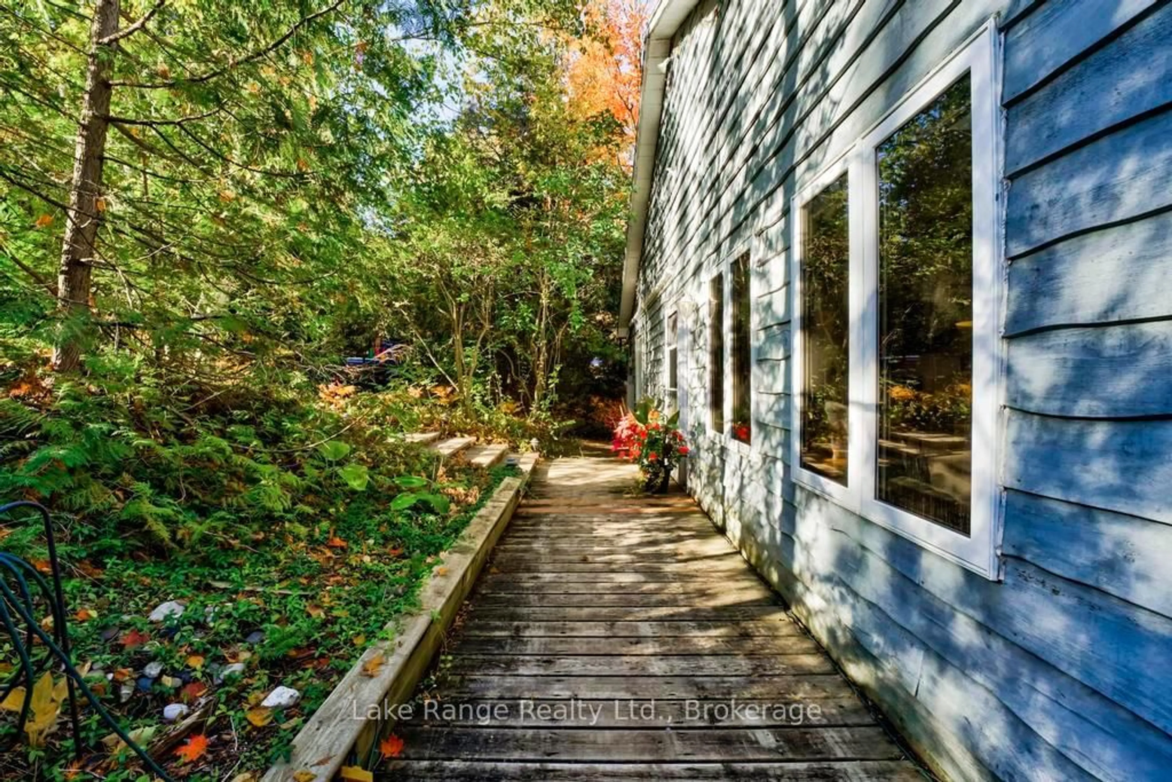 Patio, forest/trees view for 910 Victoria Rd, Huron-Kinloss Ontario N0G 2R0