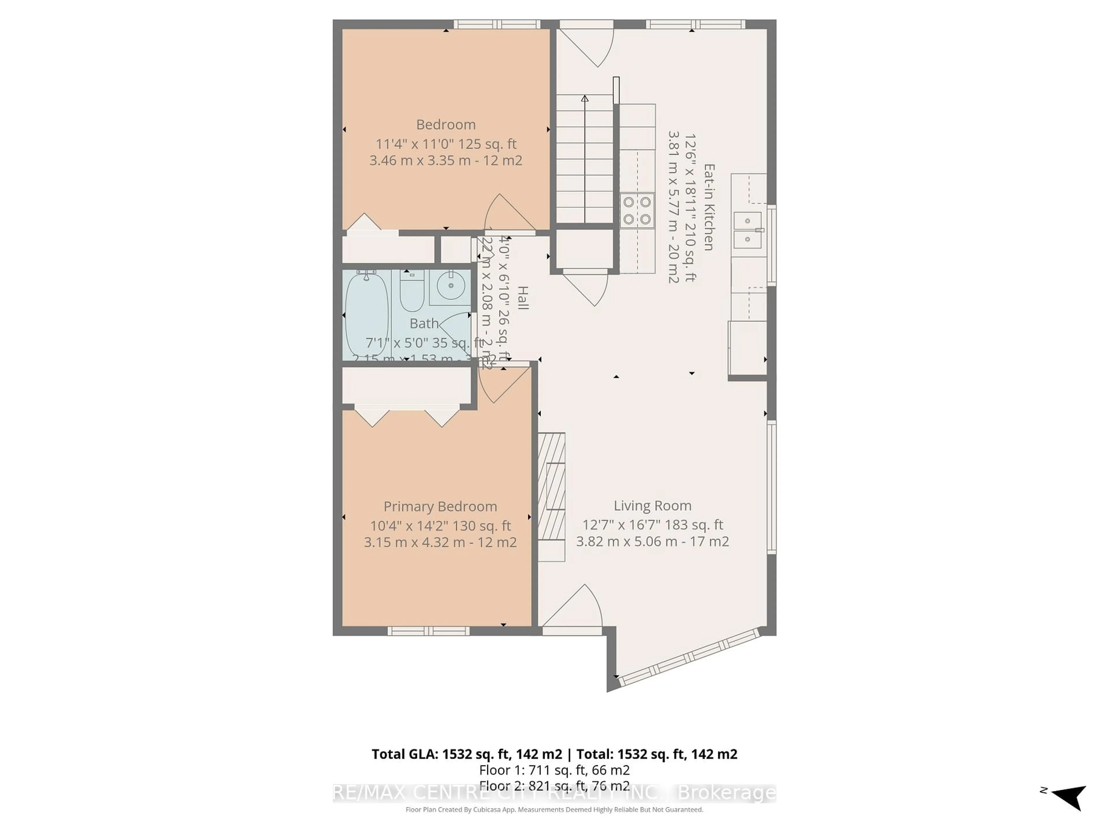 Floor plan for 263 Frances St #A, Central Elgin Ontario N5L 1A8