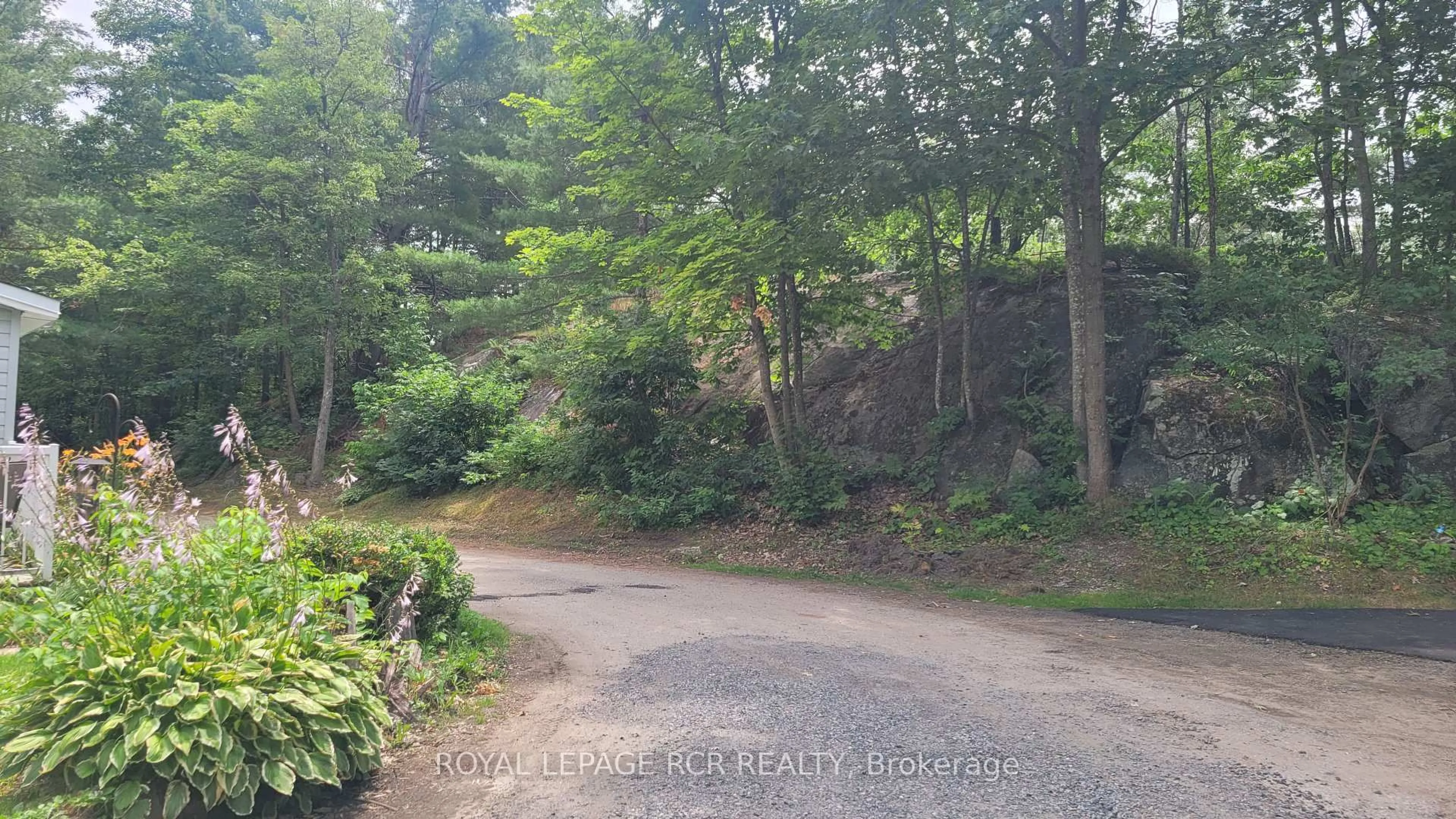 A pic from outside/outdoor area/front of a property/back of a property/a pic from drone, forest/trees view for 1007 Racoon Rd #31, Gravenhurst Ontario P1P 1R1