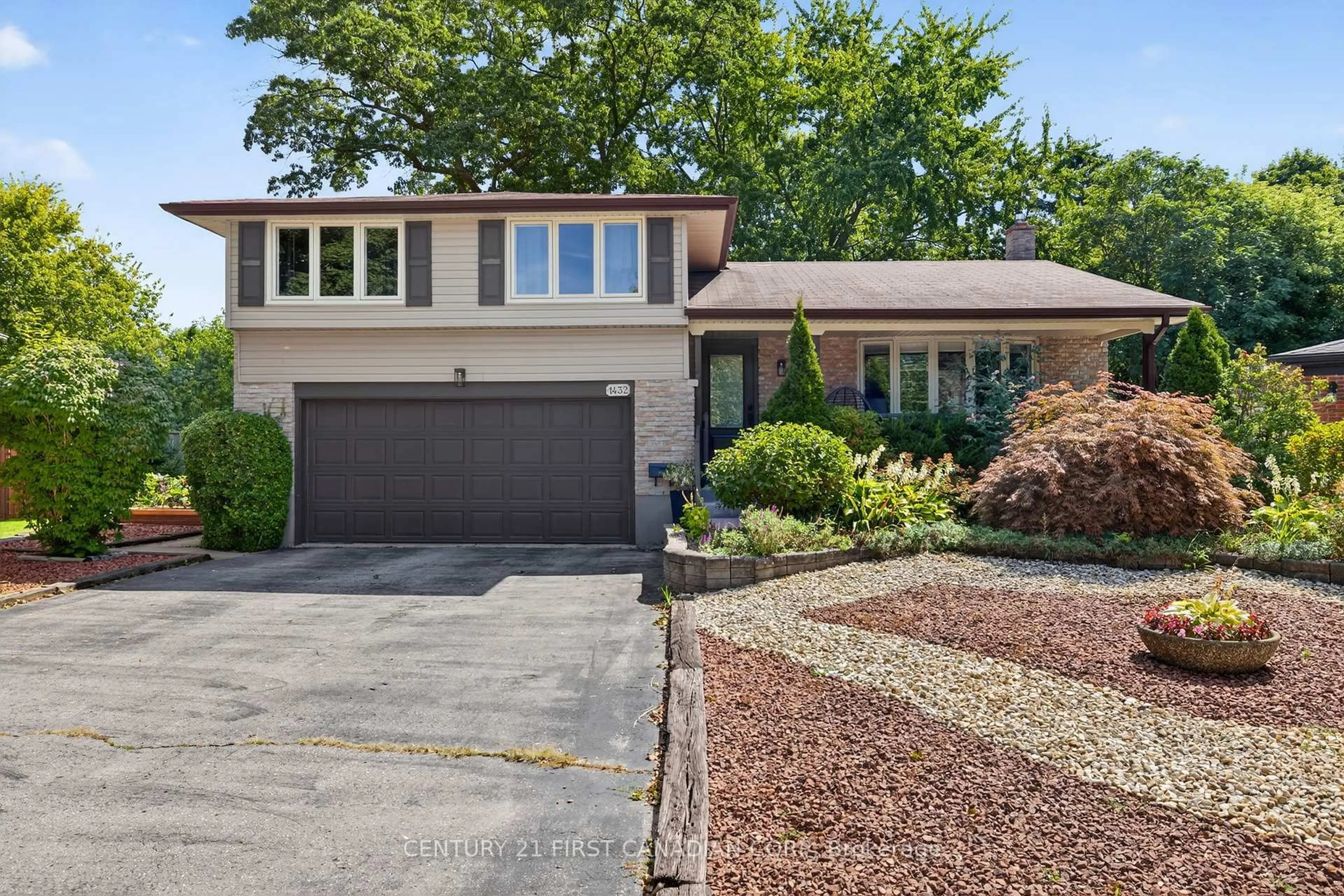 Home with brick exterior material, street for 1432 Norman Pl, London South Ontario N6K 2S7