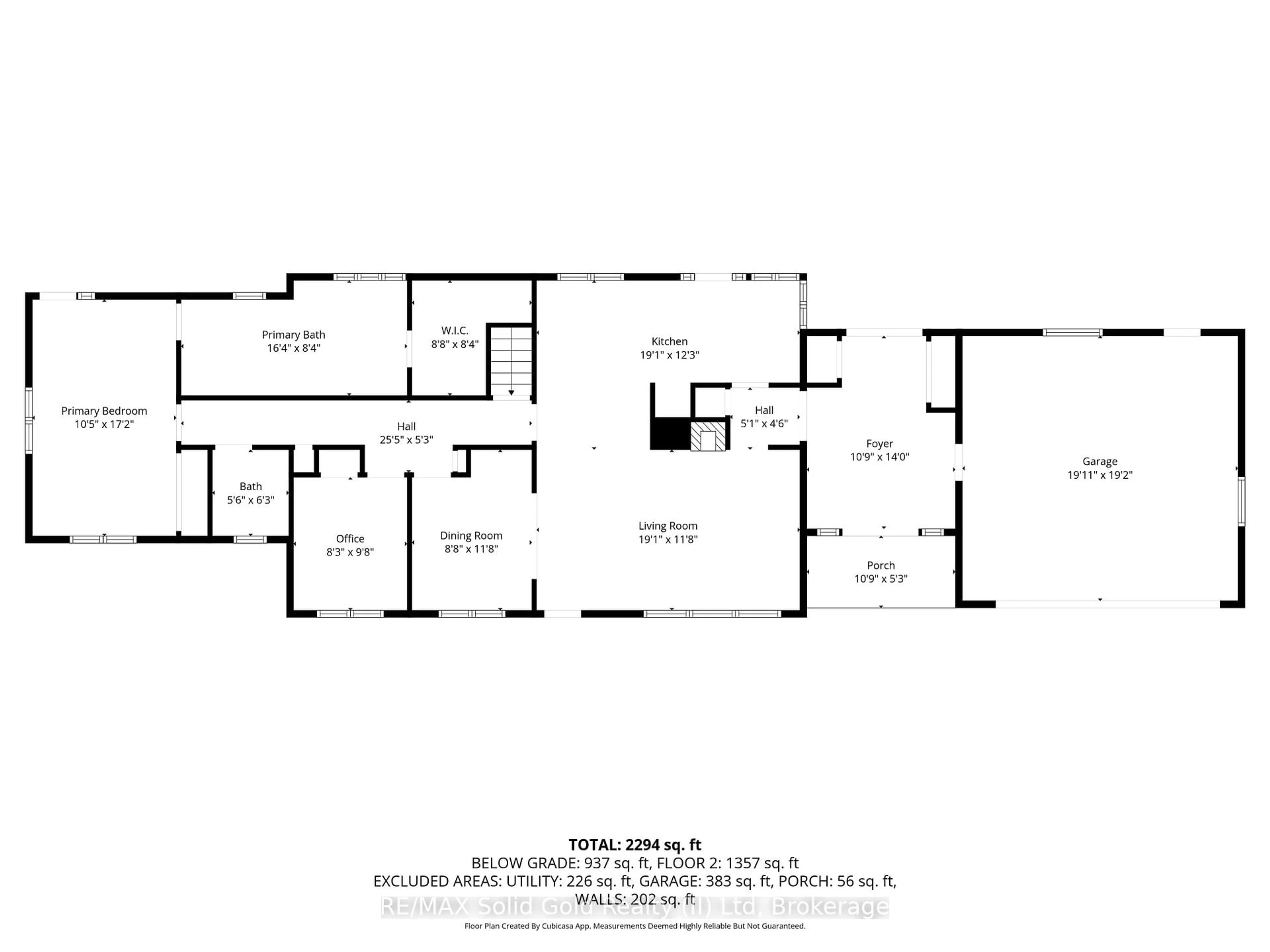 Floor plan for 243 Lincoln Rd, Waterloo Ontario N2J 2P4