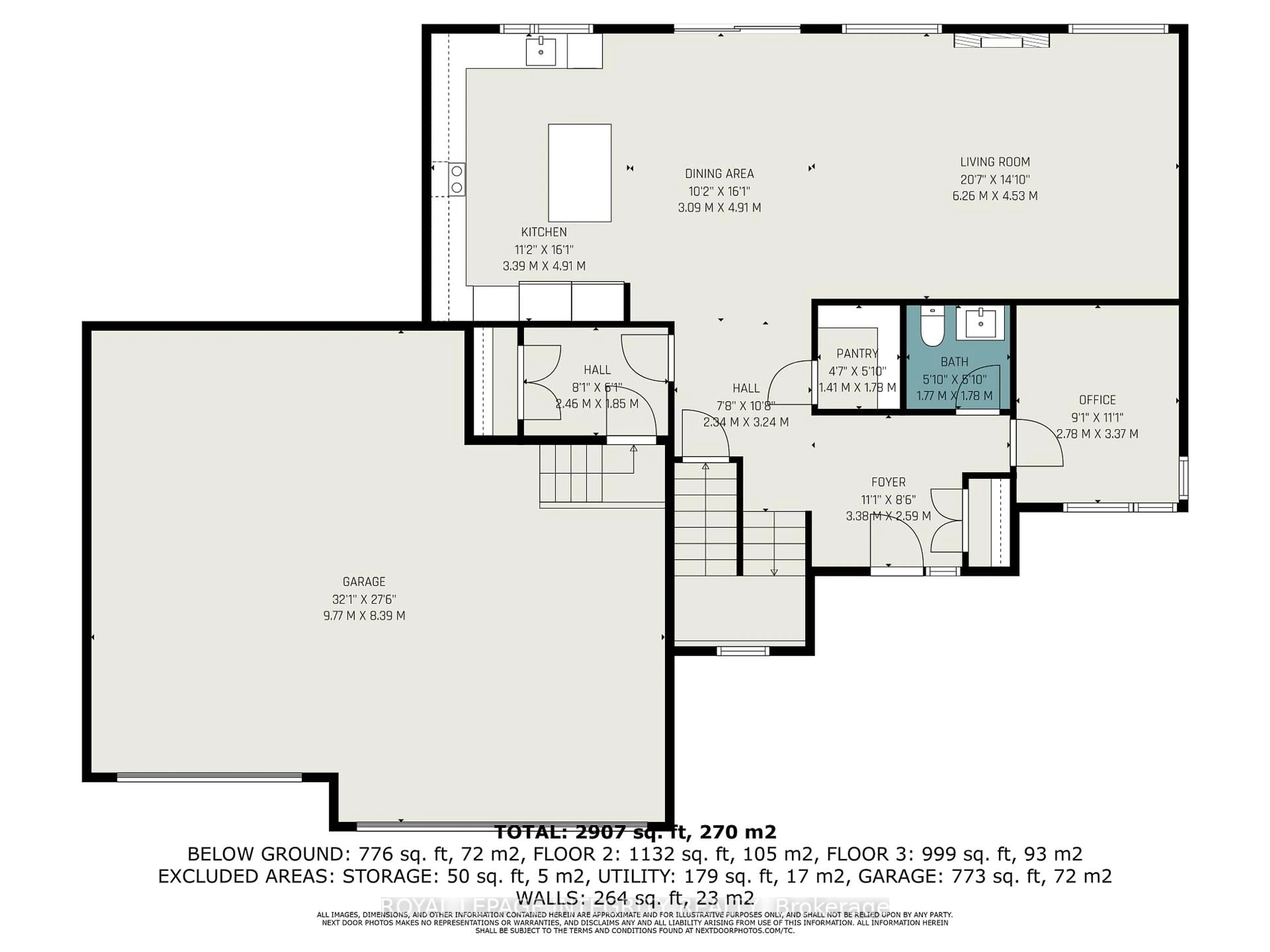 Floor plan for 309 Ridgemont Dr, Ashton Ontario K0A 1B0