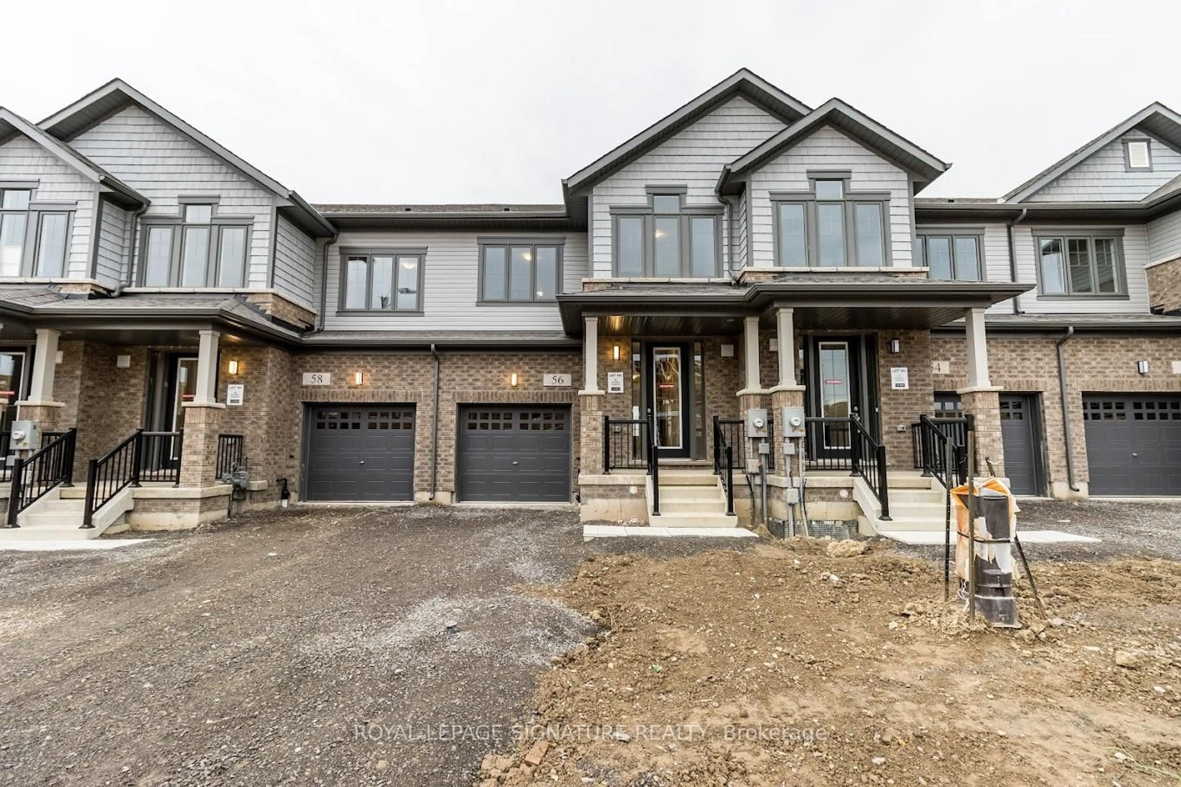 Home with brick exterior material, street for 56 Freedom Cres, Hamilton Ontario L0R 1W0