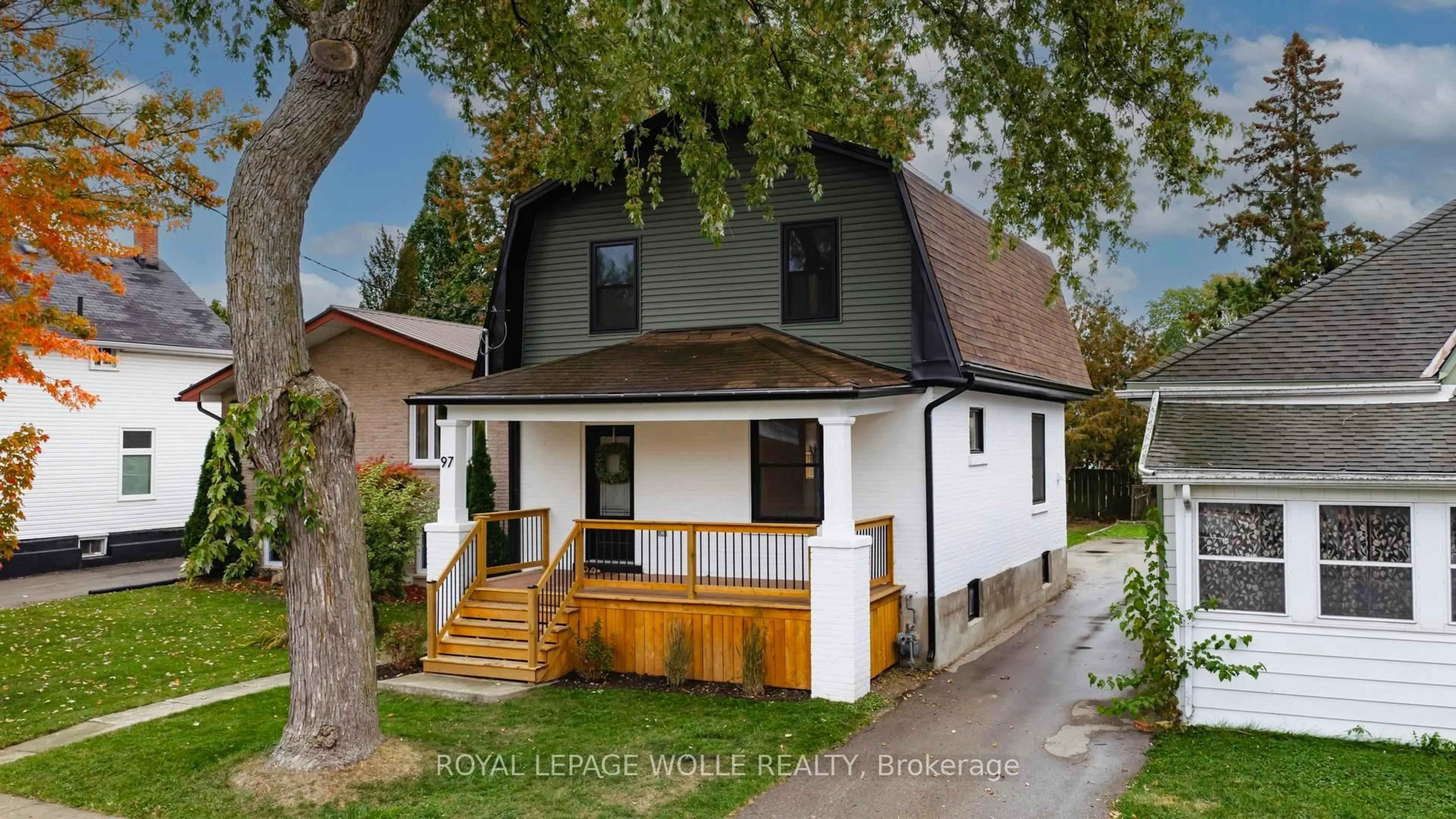 Home with vinyl exterior material, street for 97 Well St, Stratford Ontario N5A 4L9