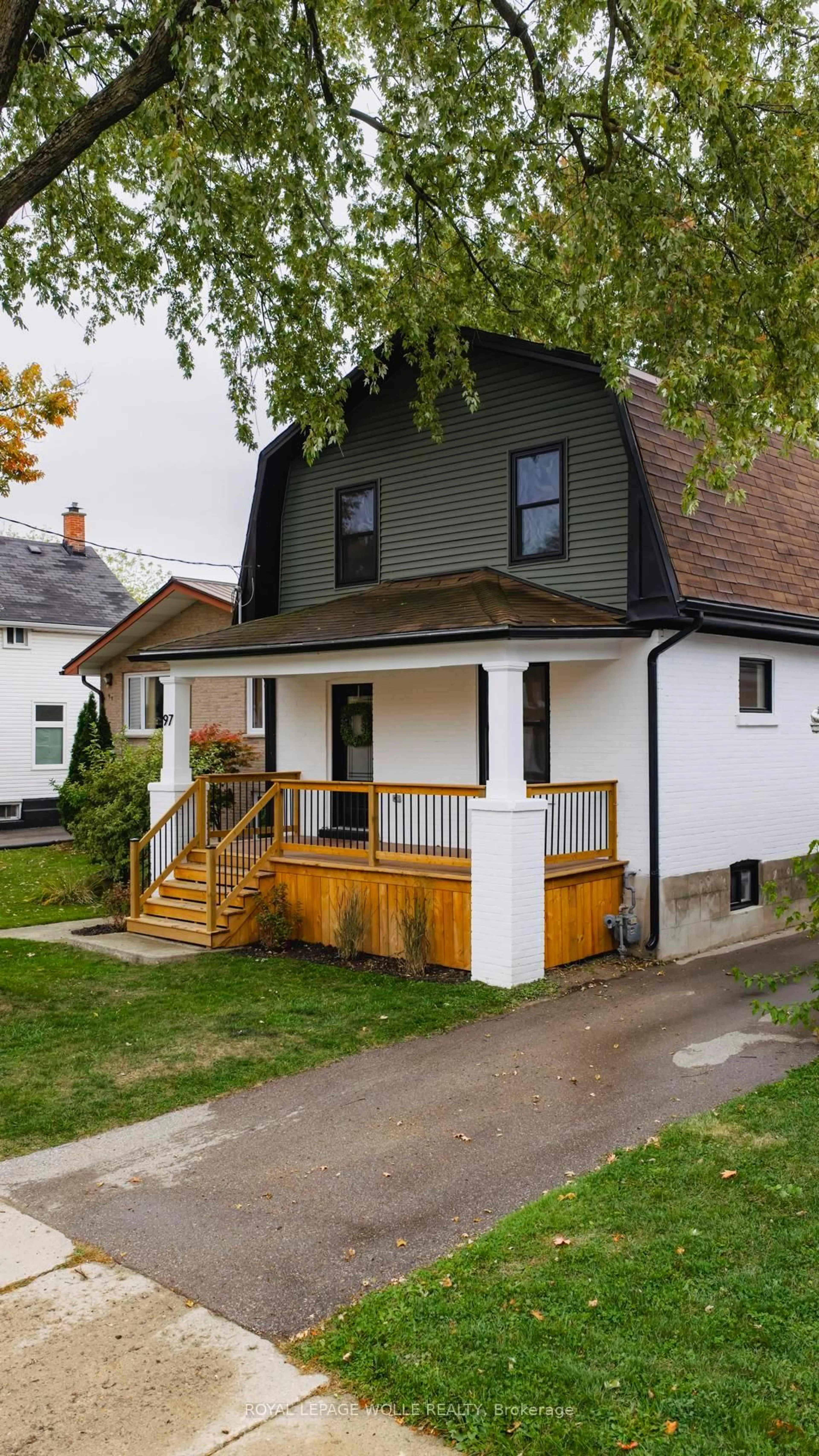 Home with vinyl exterior material, street for 97 Well St, Stratford Ontario N5A 4L9