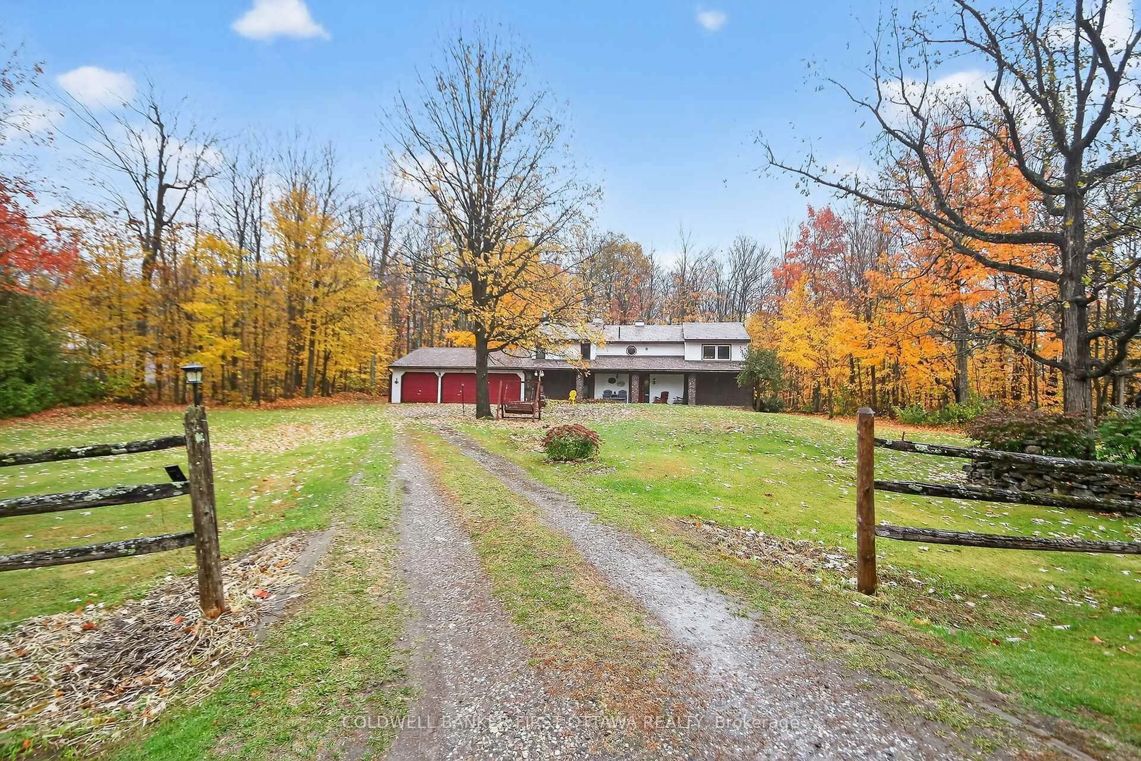 A pic from outside/outdoor area/front of a property/back of a property/a pic from drone, unknown for 183 Foster Rd, Ashton Ontario K0A 1B0