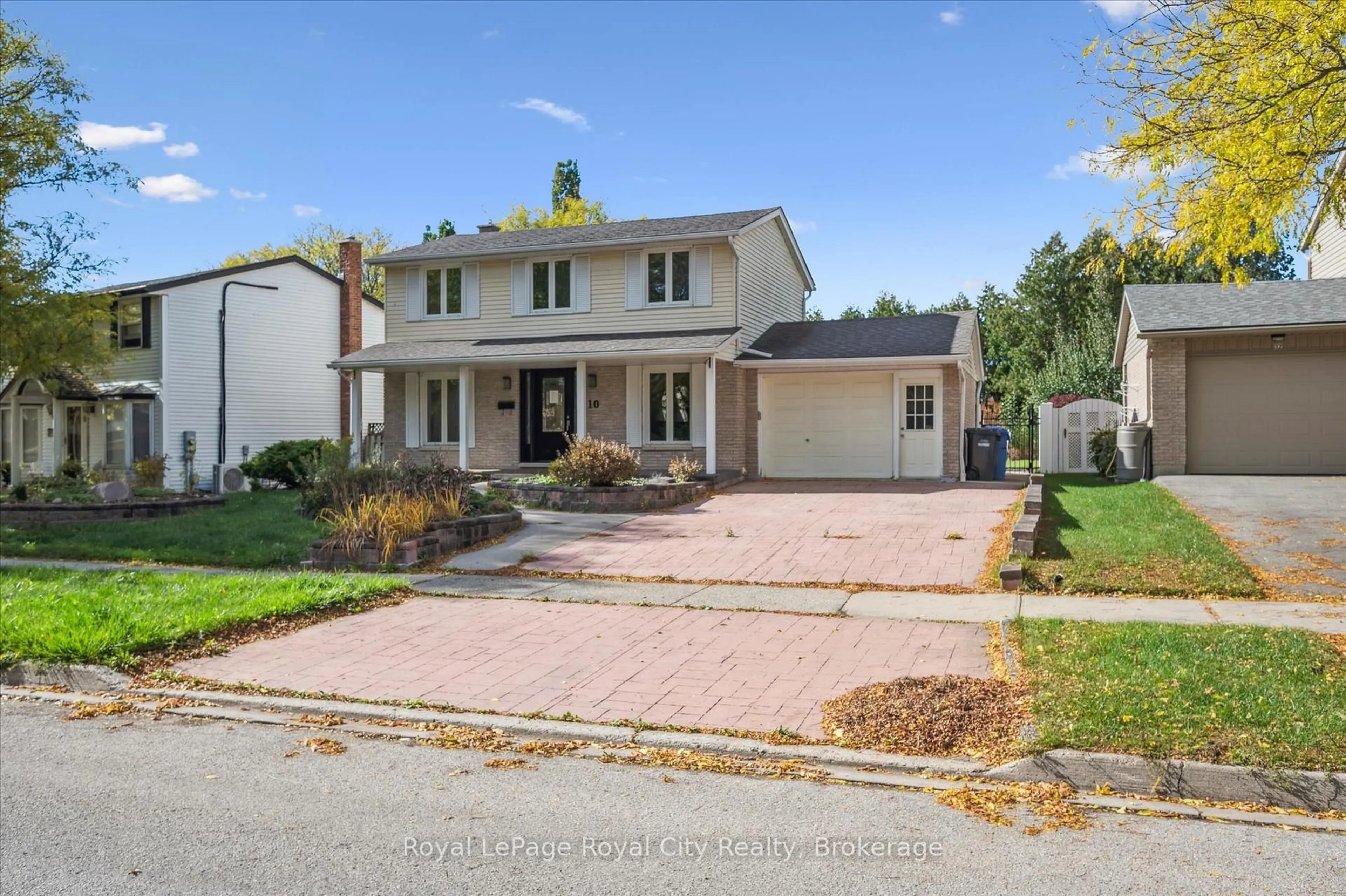 Home with brick exterior material, street for 10 Woodborough Rd, Guelph Ontario N1G 3K5
