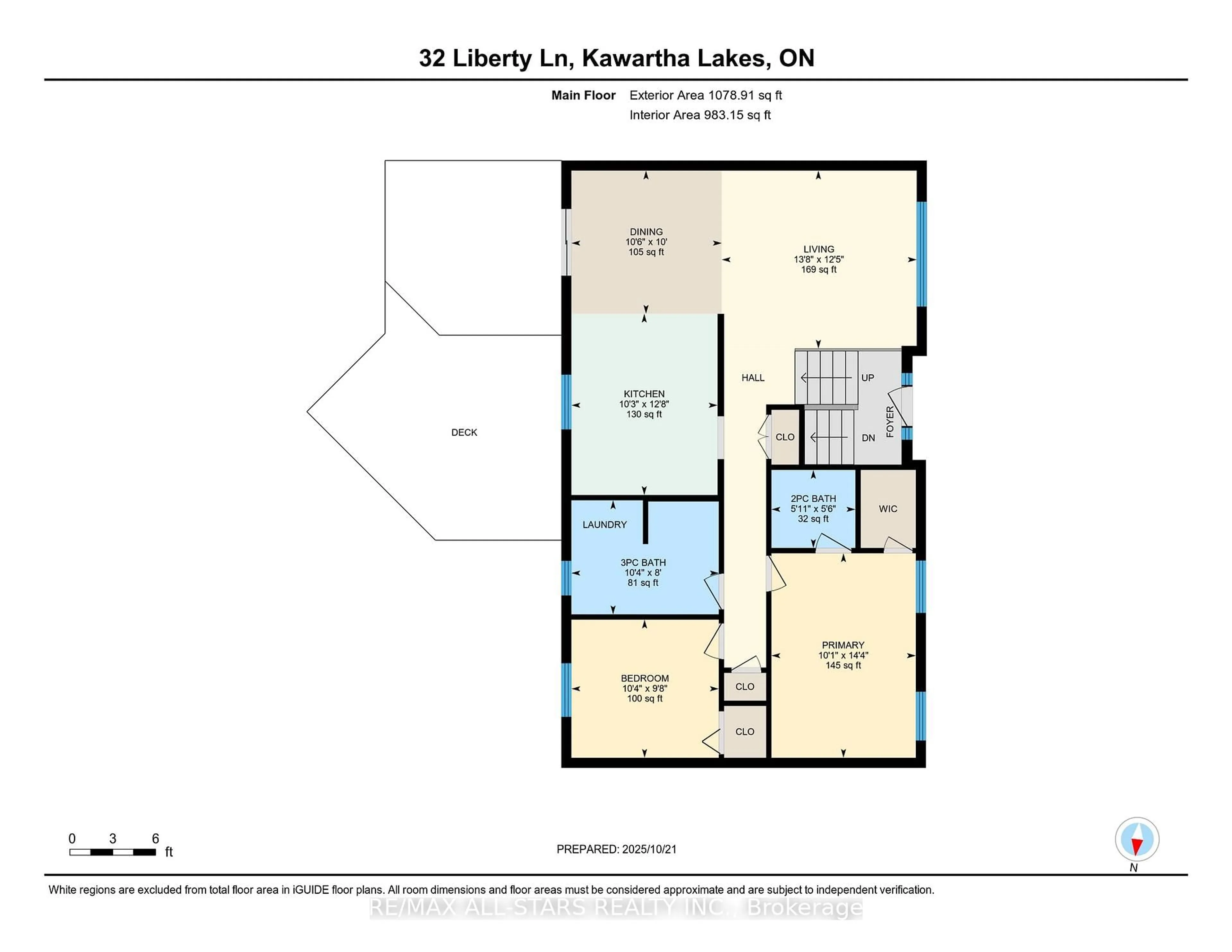Floor plan for 32 Liberty Lane, Kawartha Lakes Ontario K0L 2W0
