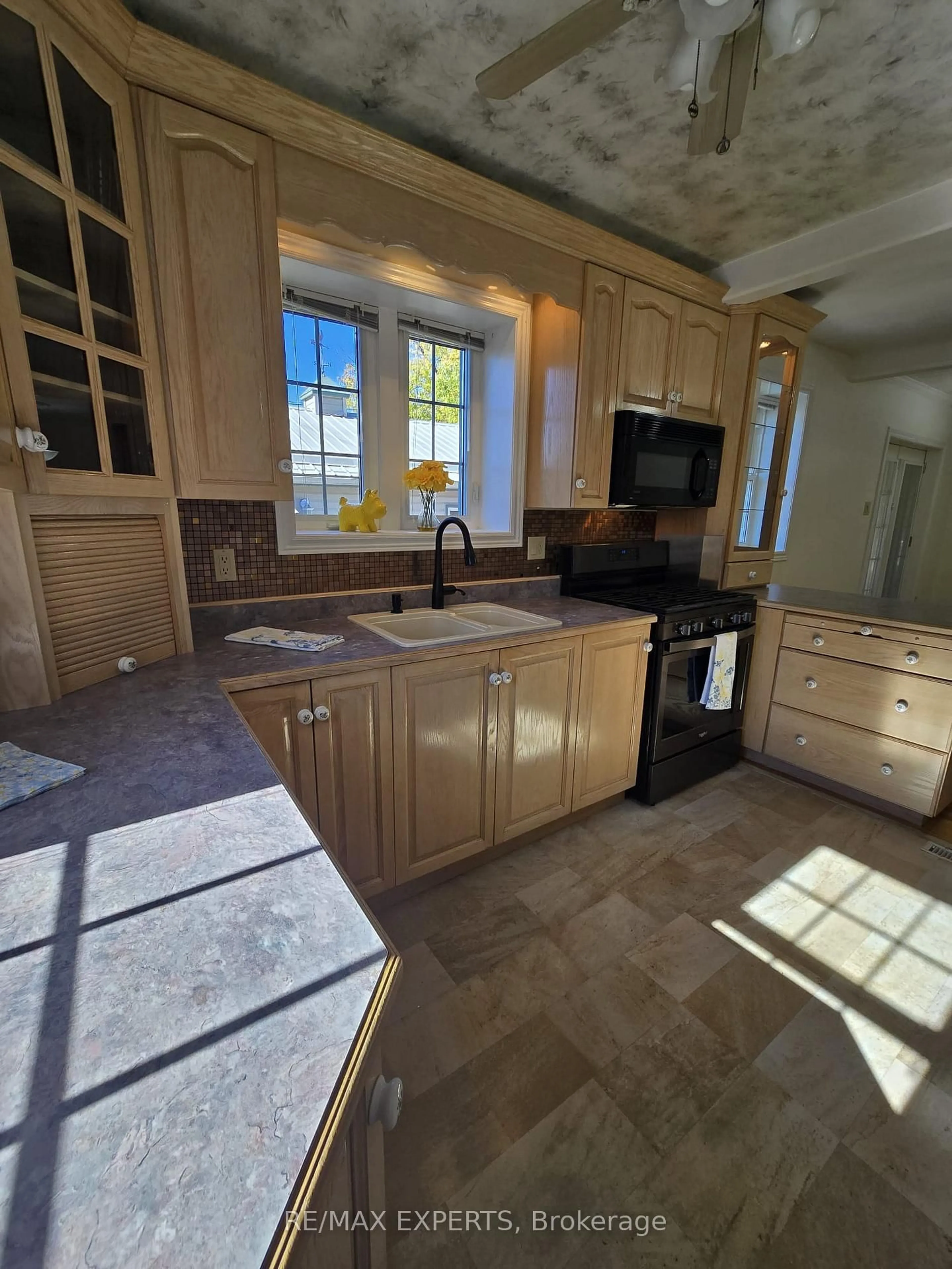 Open concept kitchen, ceramic/tile floor for 705 Prete St, Greater Sudbury Ontario P3E 3X4