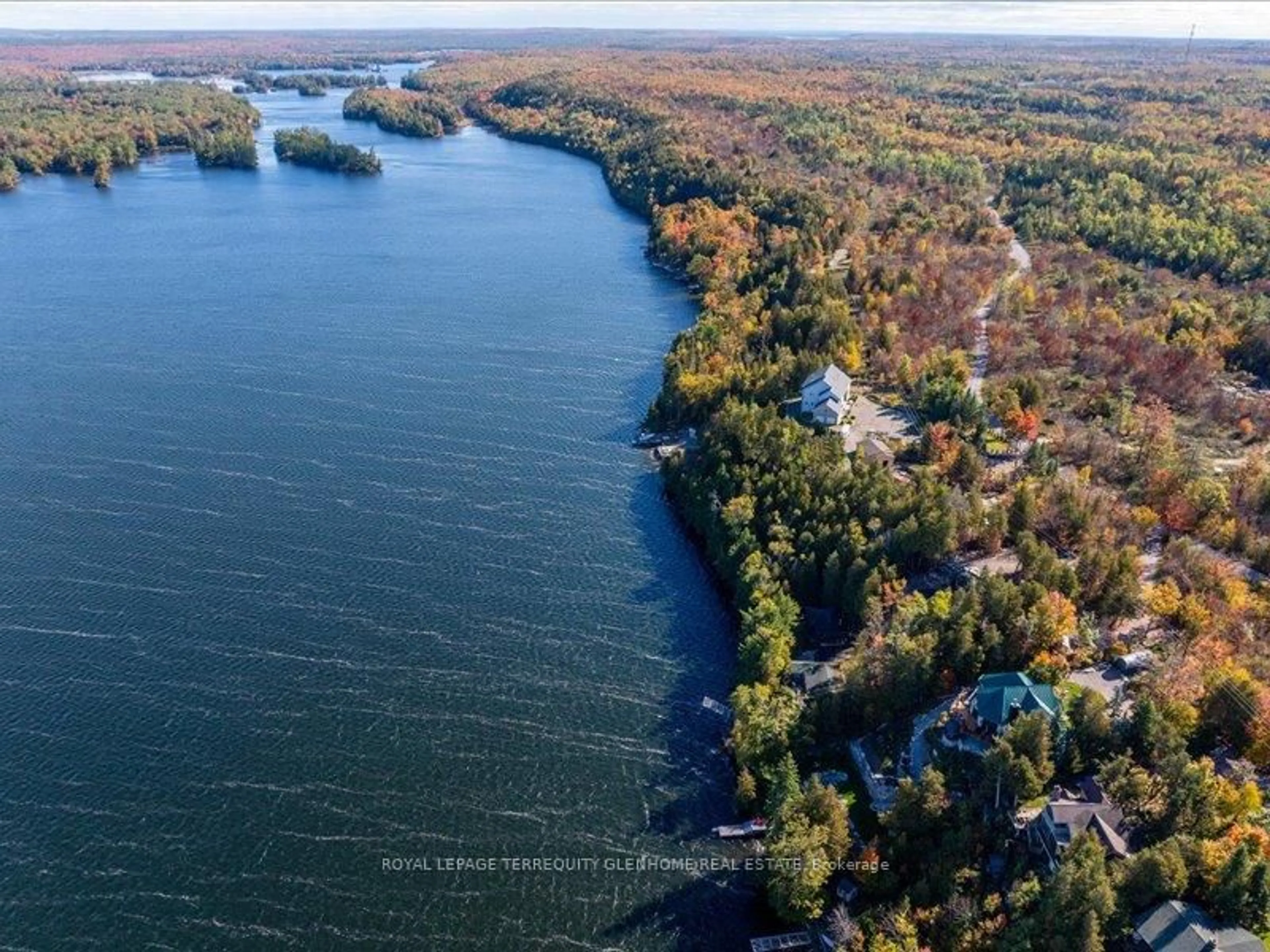 A pic from outside/outdoor area/front of a property/back of a property/a pic from drone, water/lake/river/ocean view for 4 & 9 Fire Route 66D Lane, Trent Lakes Ontario K0L 2J0