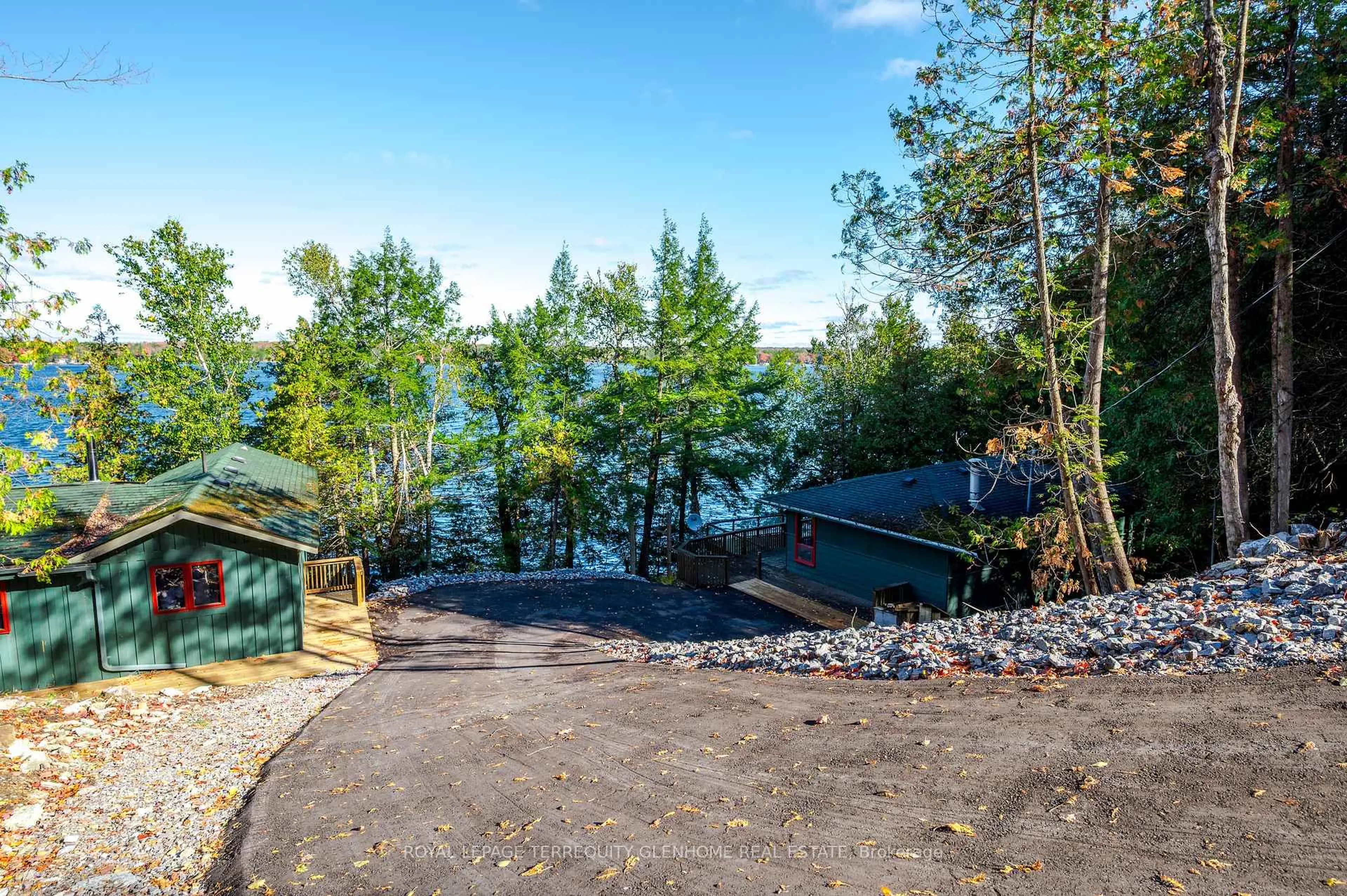 Patio, water/lake/river/ocean view for 4 & 9 Fire Route 66D Lane, Trent Lakes Ontario K0L 2J0