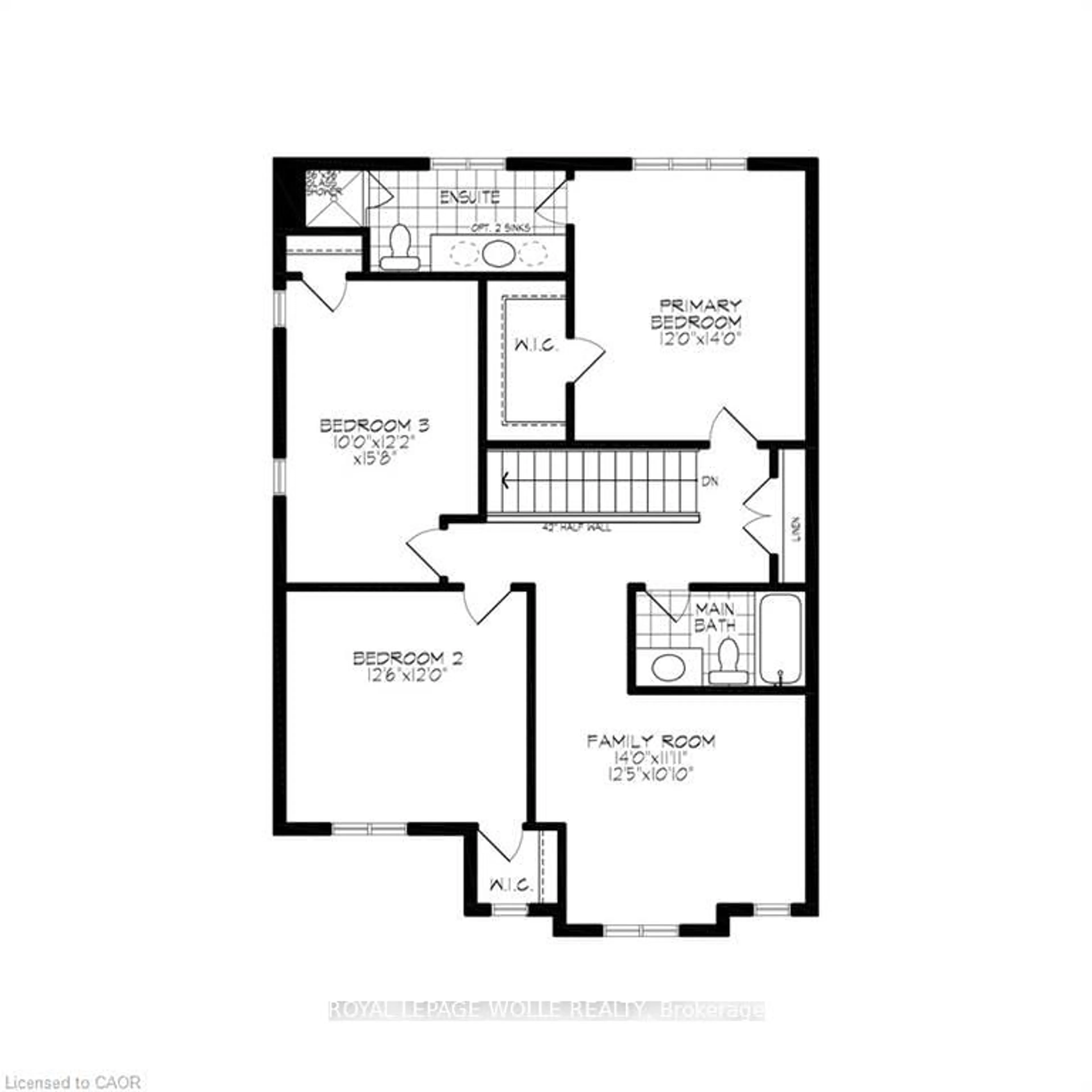 Floor plan for 340 Canada Plum St, Waterloo Ontario N2V 0C3