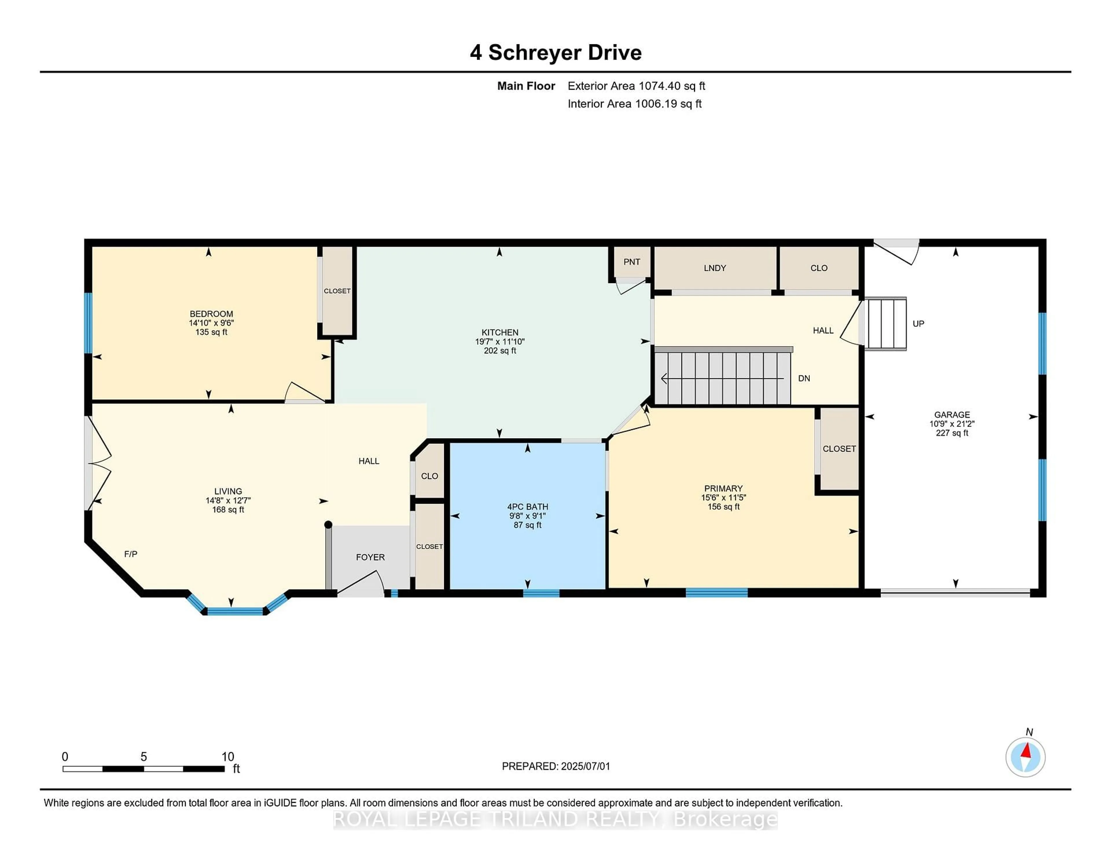 Floor plan for 4 Schreyer Dr, St. Thomas Ontario N5R 6E8