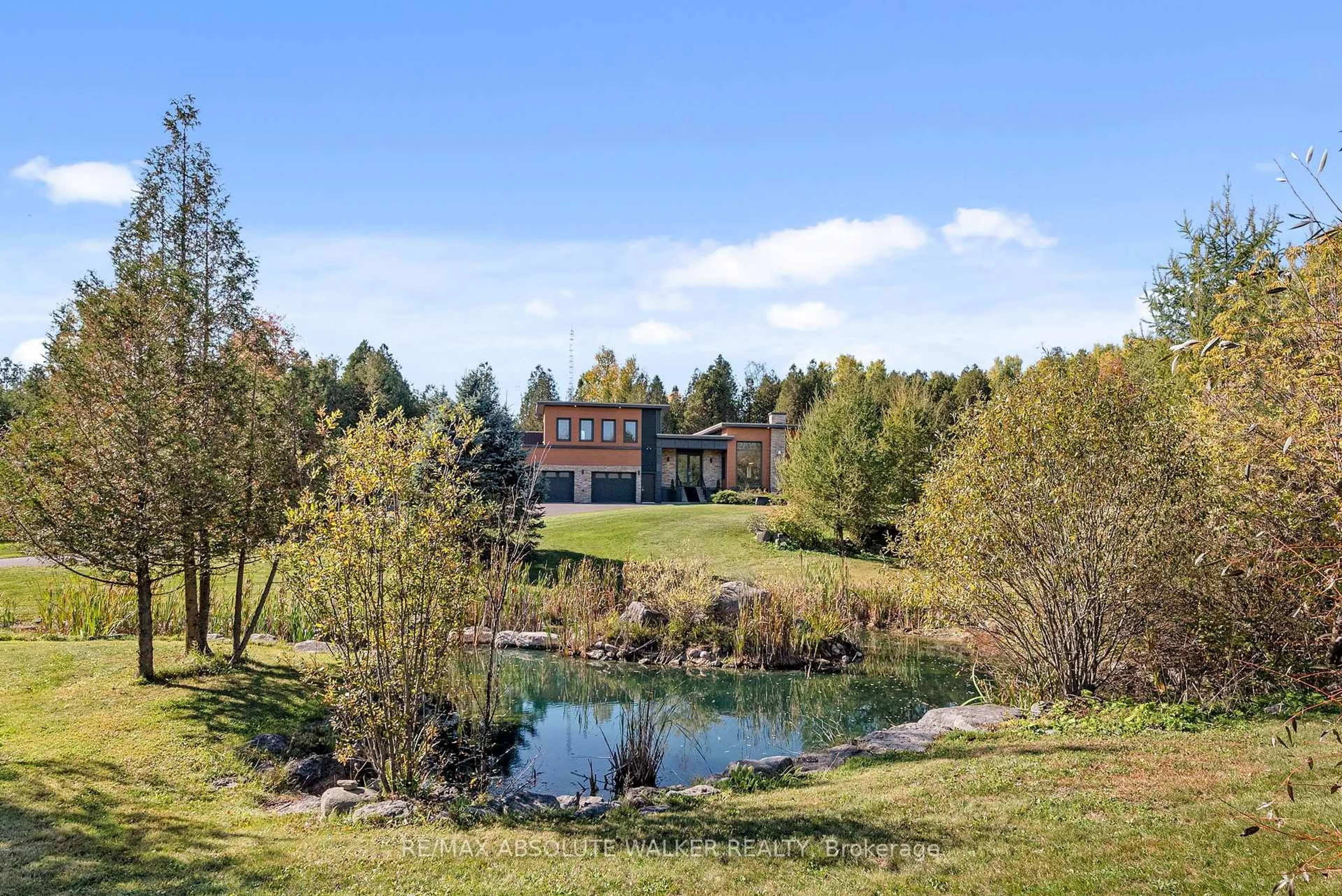 A pic from outside/outdoor area/front of a property/back of a property/a pic from drone, water/lake/river/ocean view for 19421 Kenyon Concession 1 Rd, North Glengarry Ontario K0C 1B0