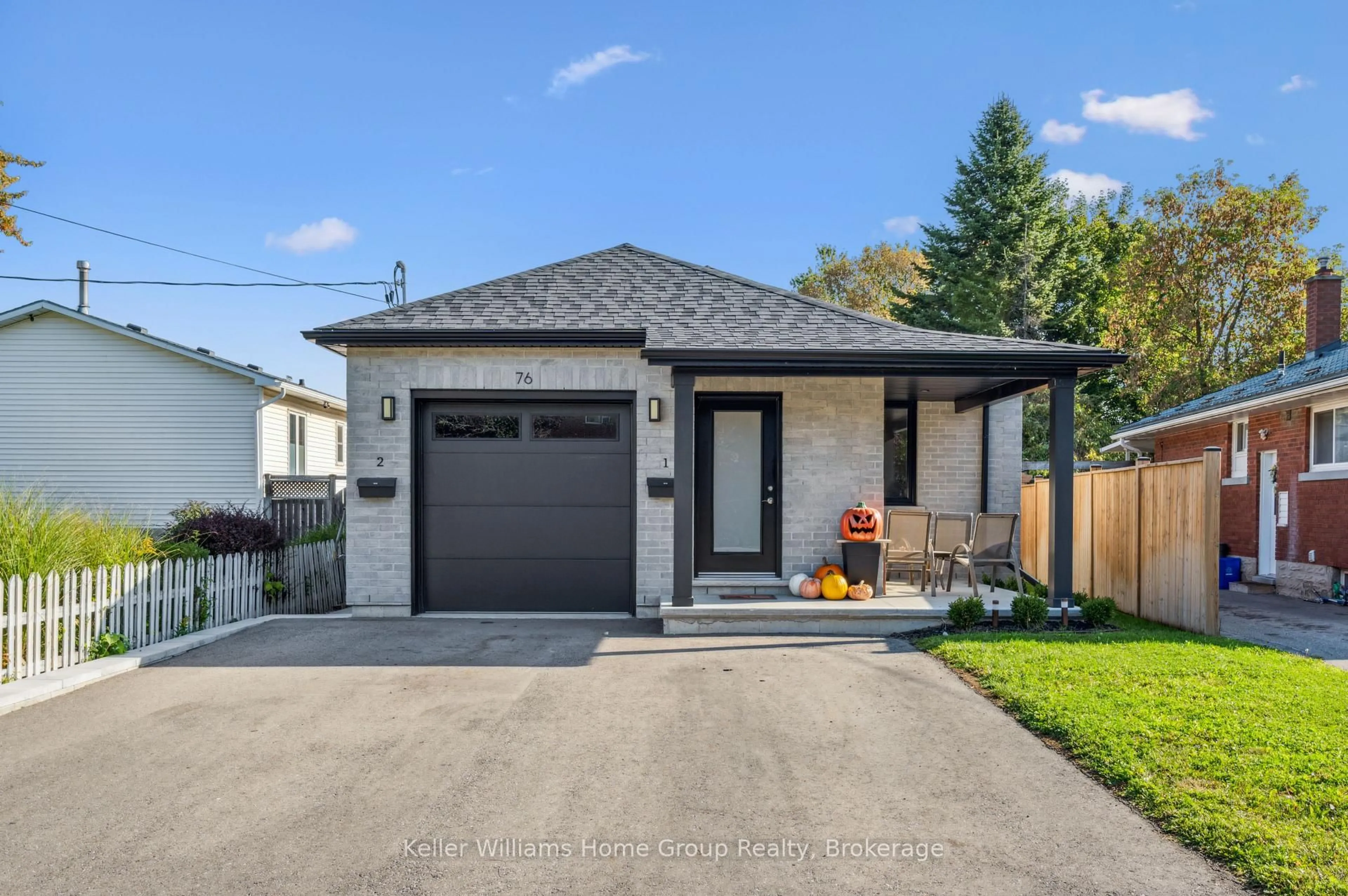 Home with brick exterior material, street for 76 South Dr, Kitchener Ontario N2M 4B6
