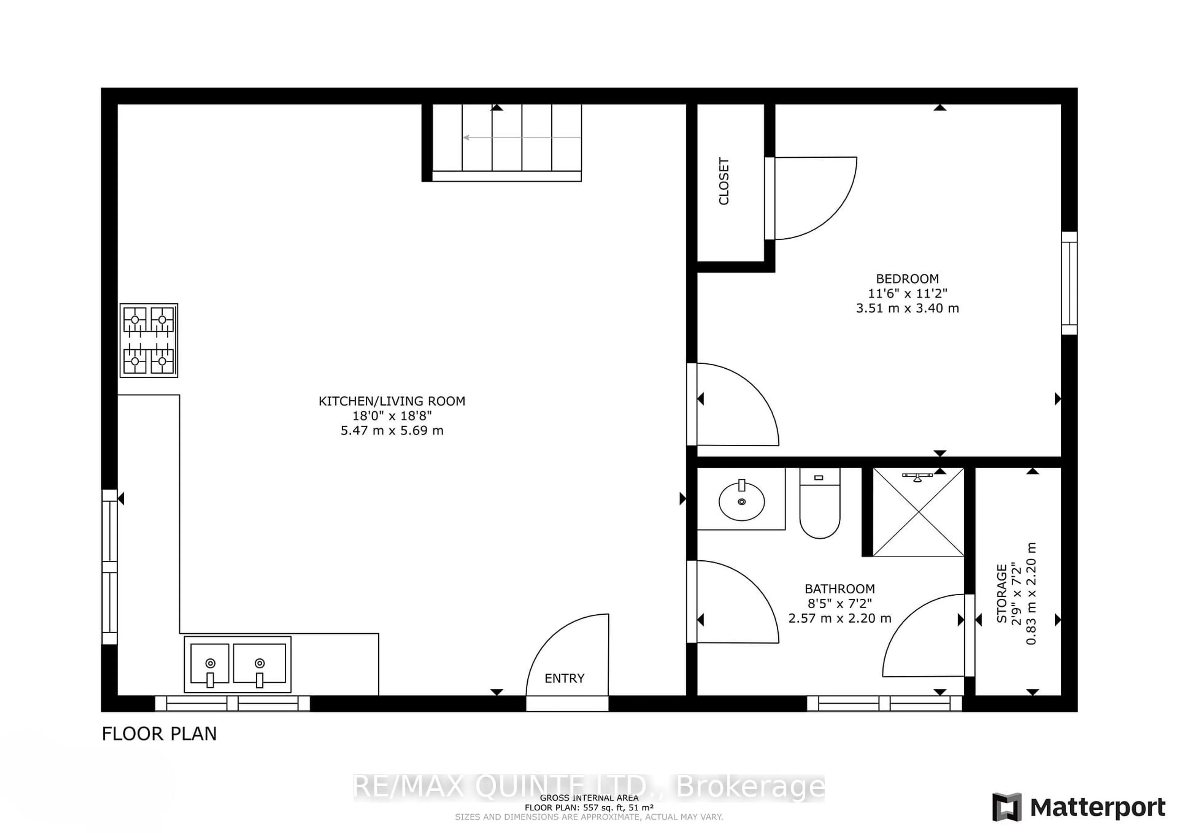 Floor plan for 2878 County Road 15, Prince Edward County Ontario K0K 2T0