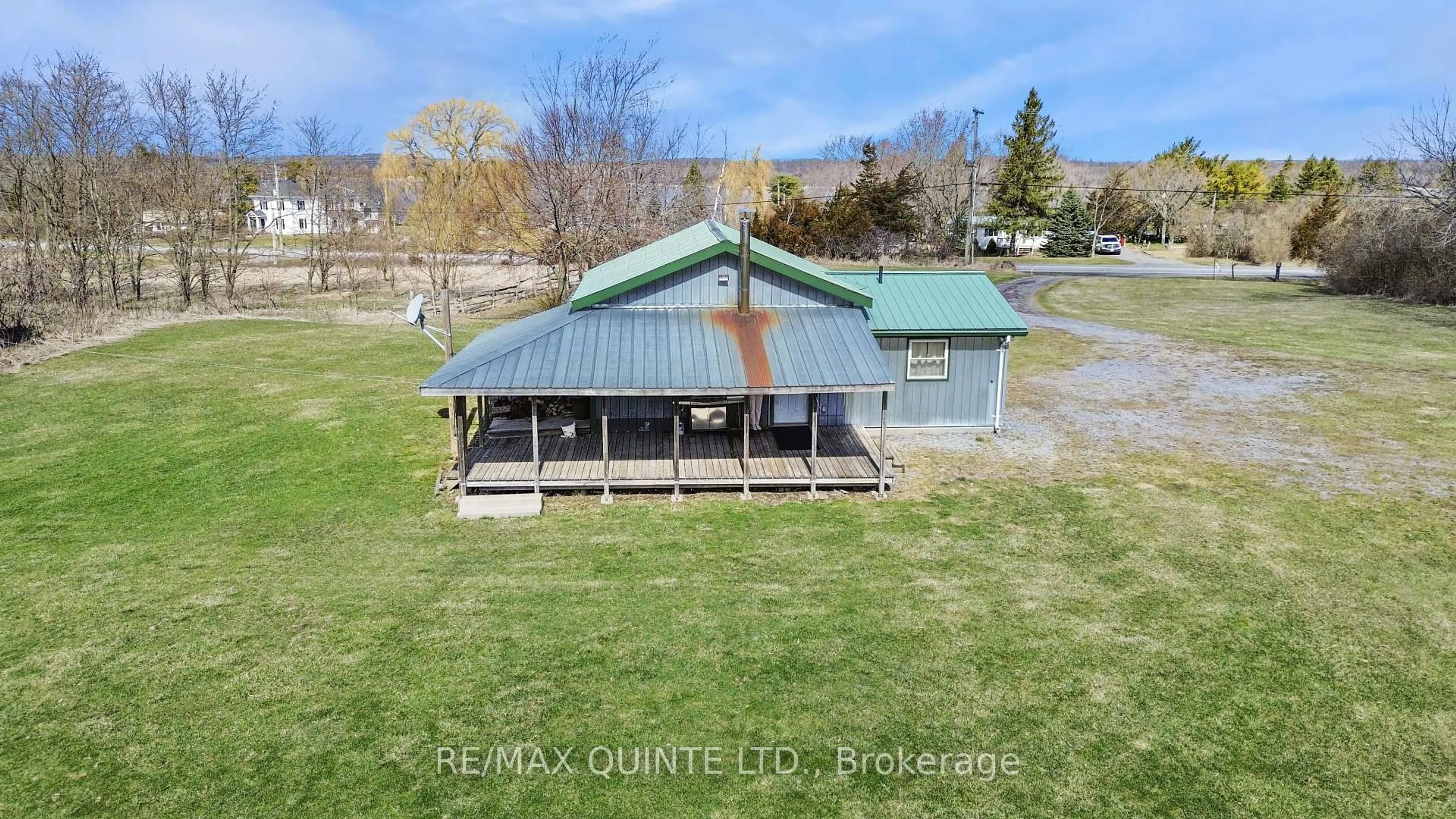 A pic from outside/outdoor area/front of a property/back of a property/a pic from drone, unknown for 2878 County Road 15, Prince Edward County Ontario K0K 2T0