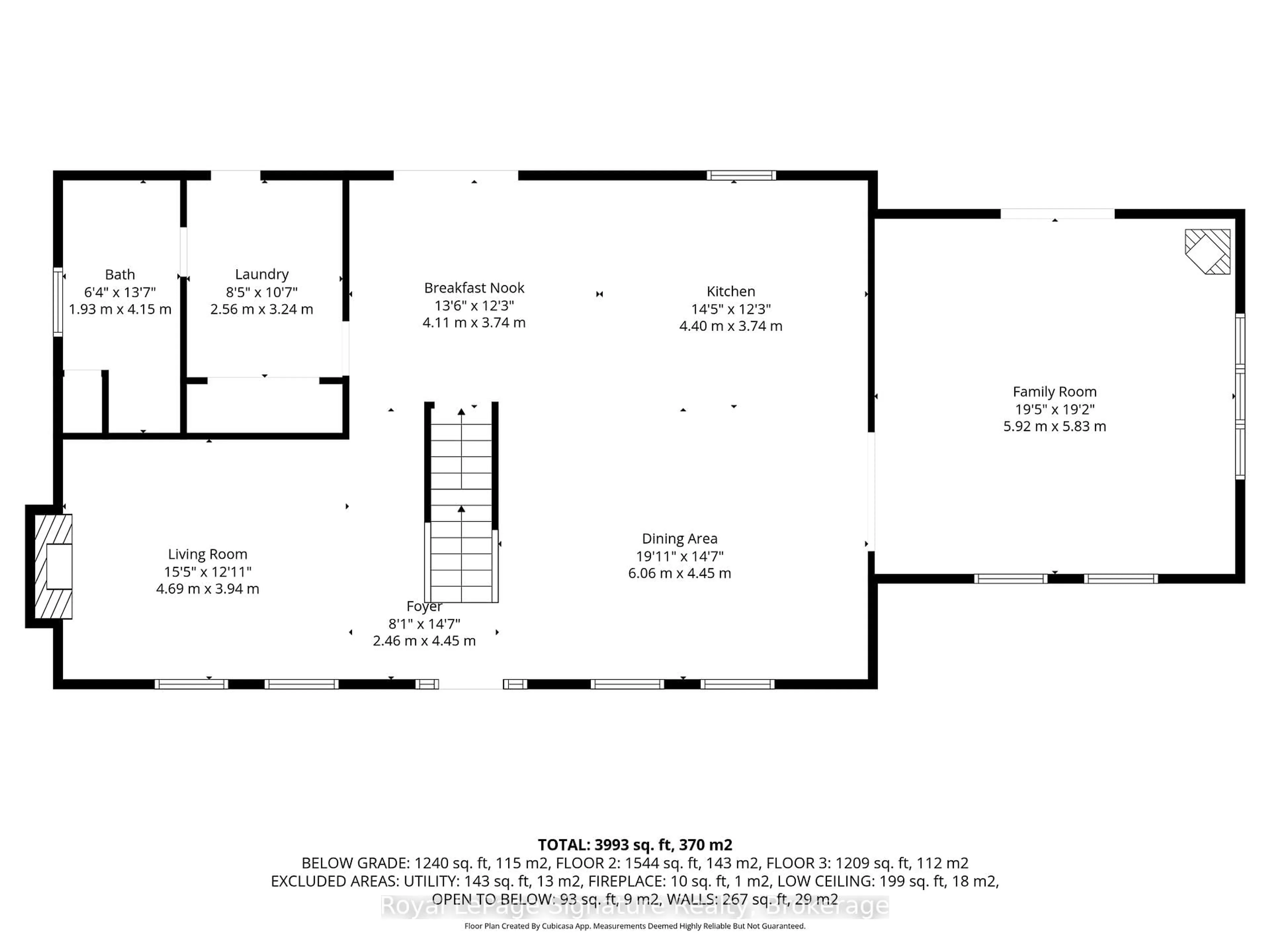 Floor plan for 133 OLD LAKESHORE Rd, Blue Mountains Ontario N0H 1J0