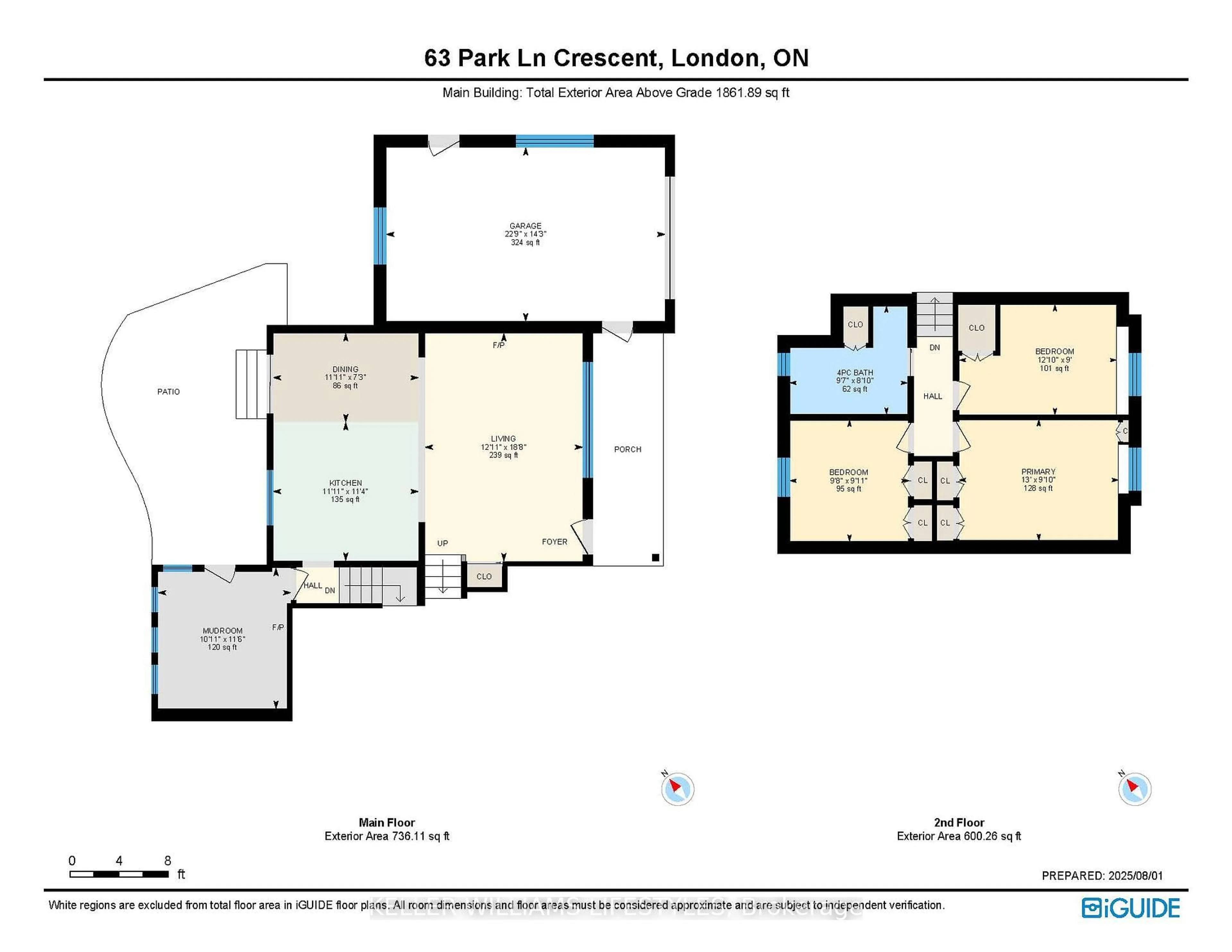 Floor plan for 63 PARK LANE Cres, London South Ontario N6K 2V1