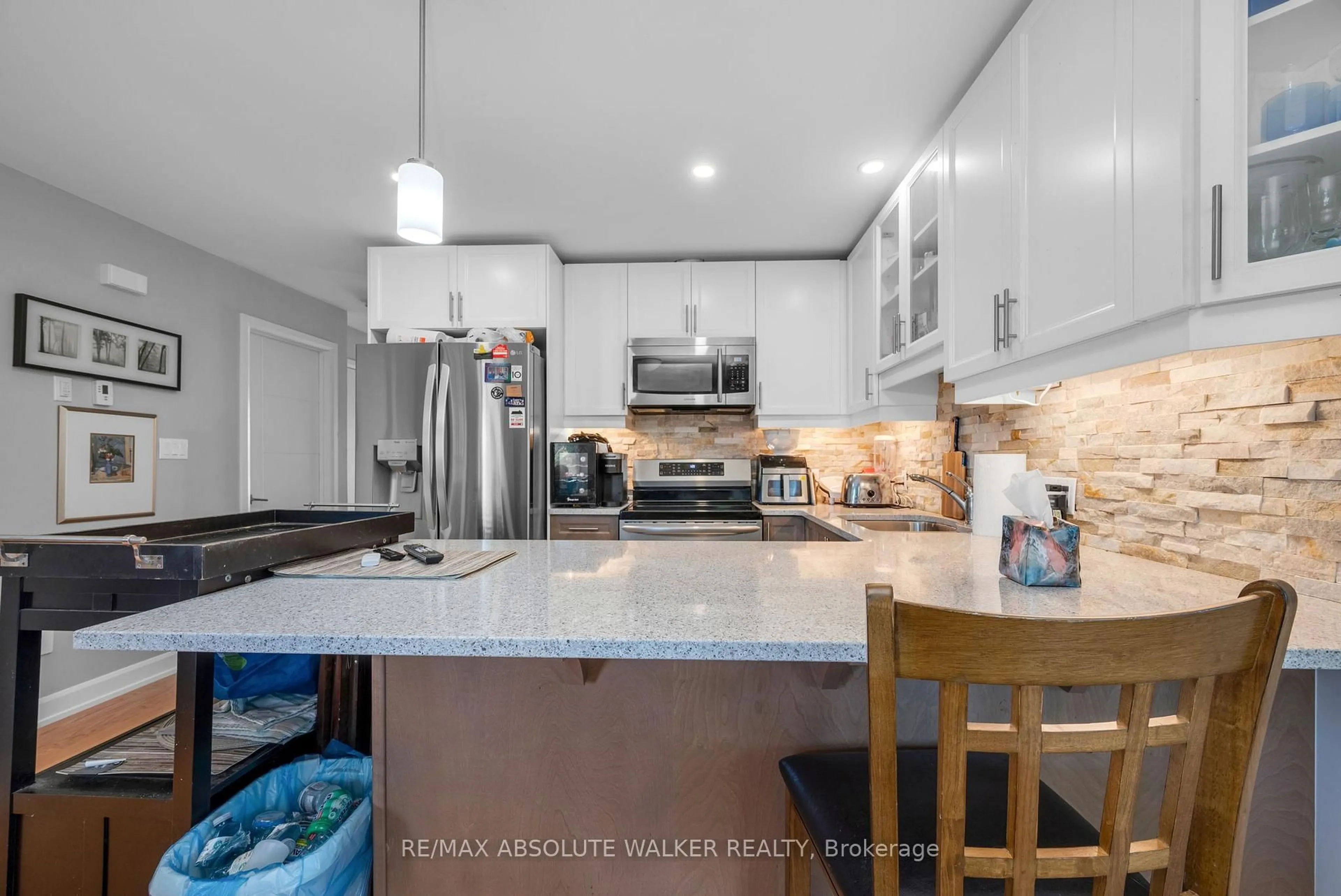 Open concept kitchen, ceramic/tile floor for 102 Sophie Lane, Merrickville-Wolford Ontario K0G 1N0