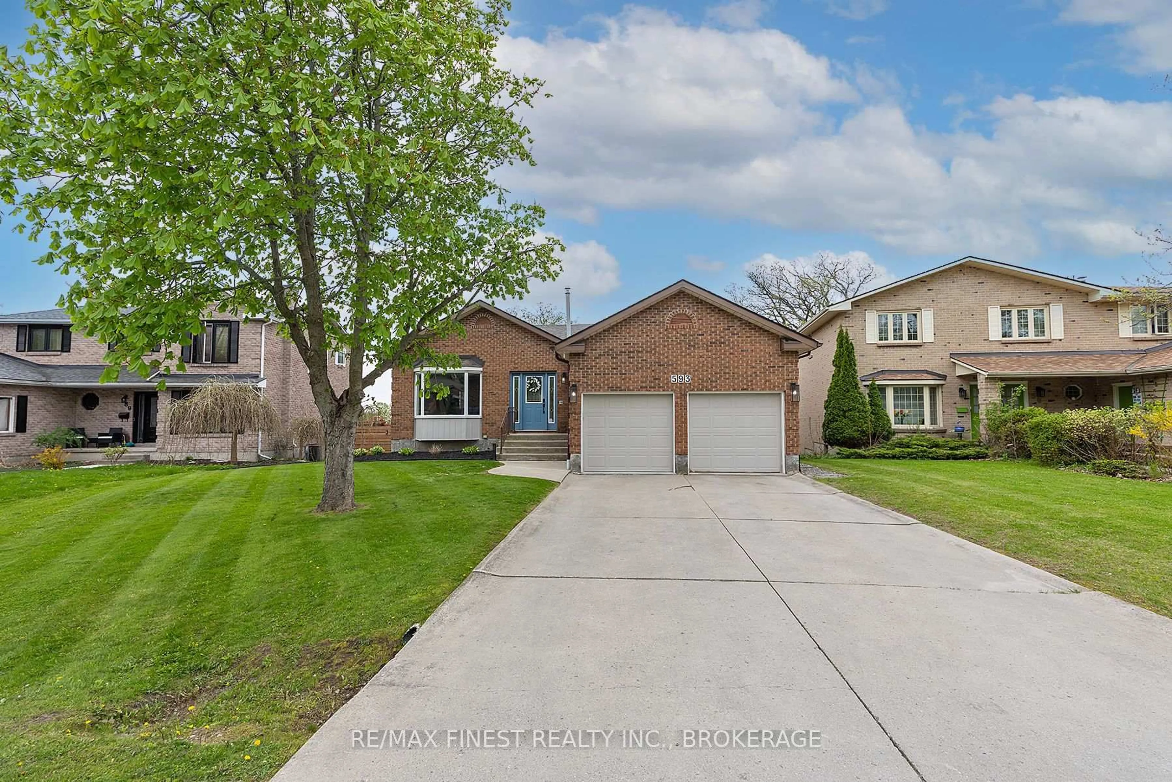 Home with brick exterior material, street for 593 Forest Hill Dr, Kingston Ontario K7M 7N6