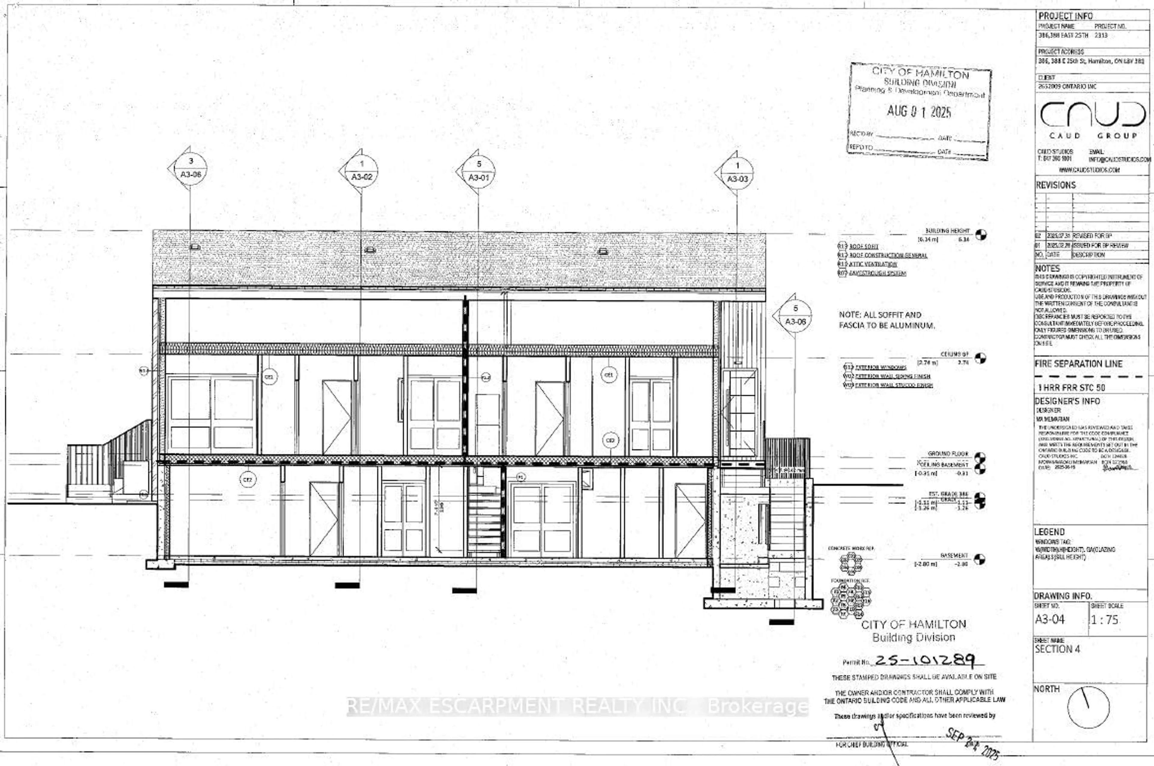 Floor plan for 388 East 25th St, Hamilton Ontario L8V 3B1