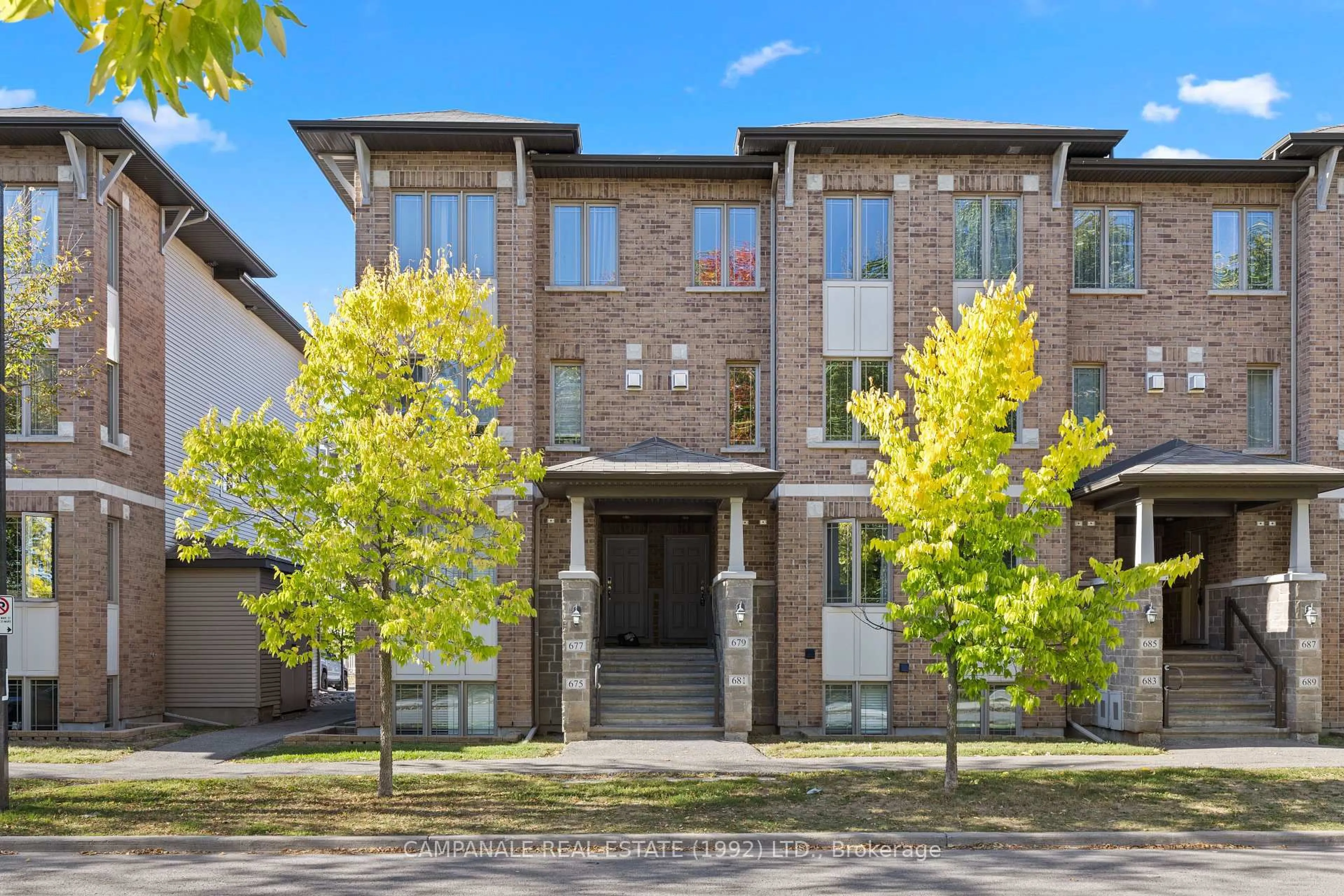 Home with brick exterior material, building for 679 Via Amalfi St, Nepean Ontario K2J 6B2