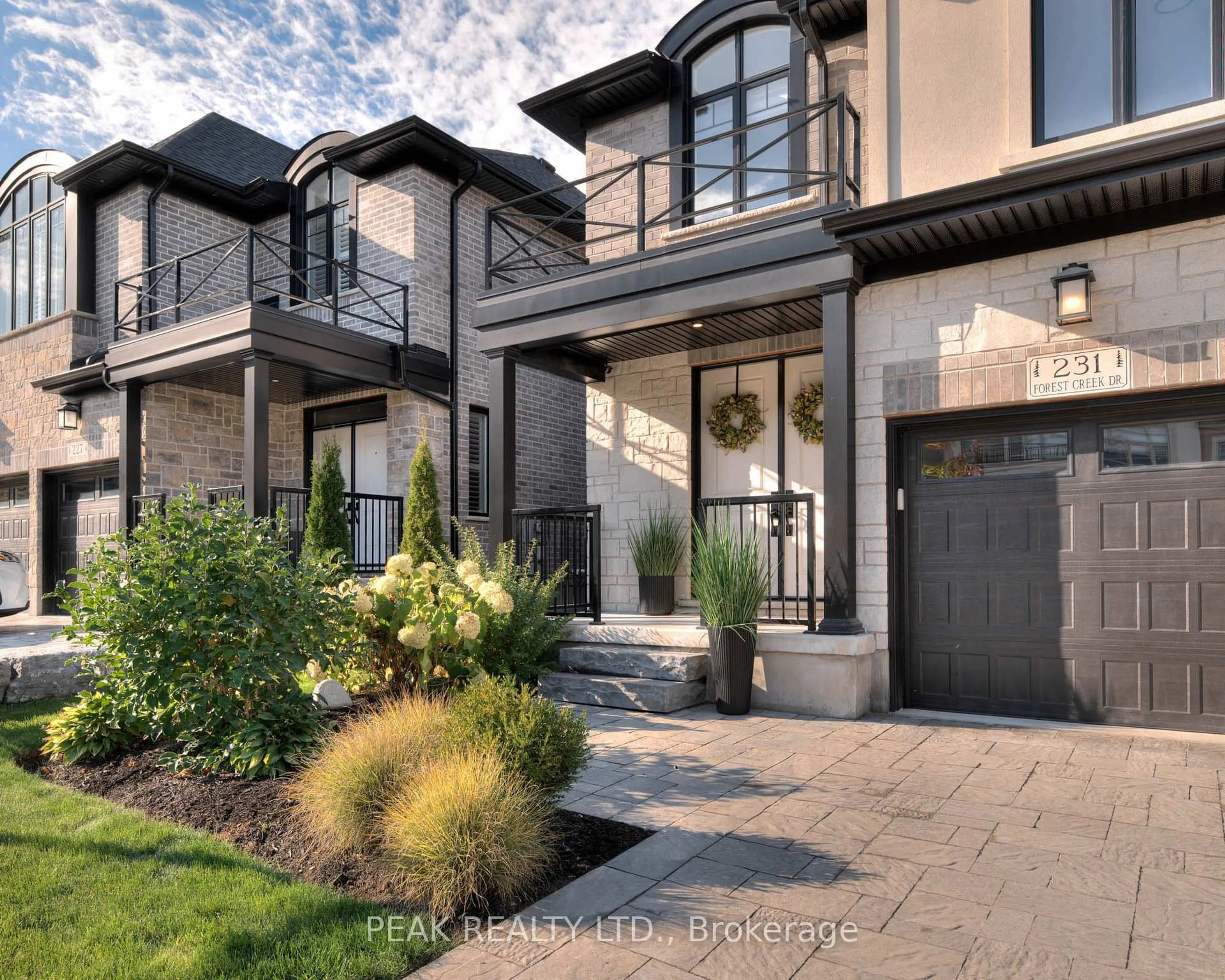 Home with brick exterior material, street for 231 Forest Creek Dr, Kitchener Ontario N2R 0M2