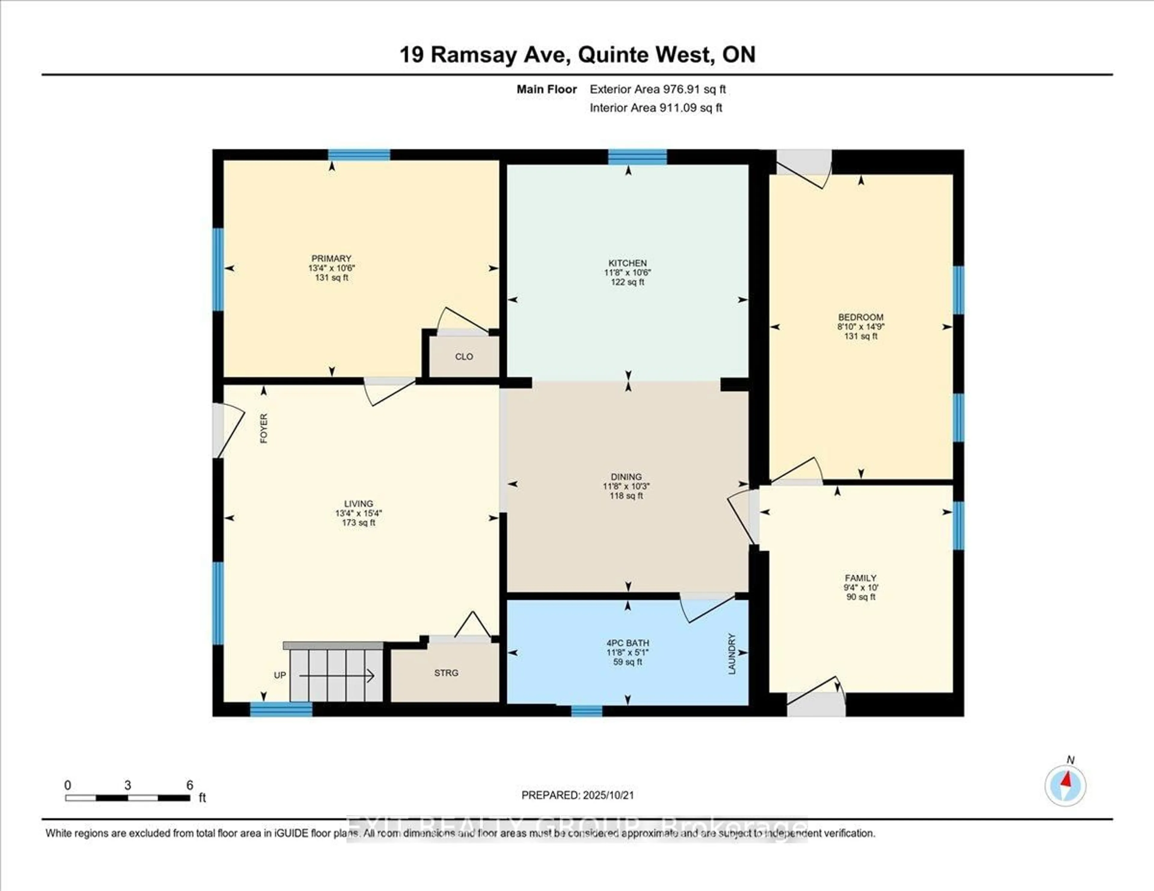 Floor plan for 19 Ramsay Ave, Quinte West Ontario K8V 2P6