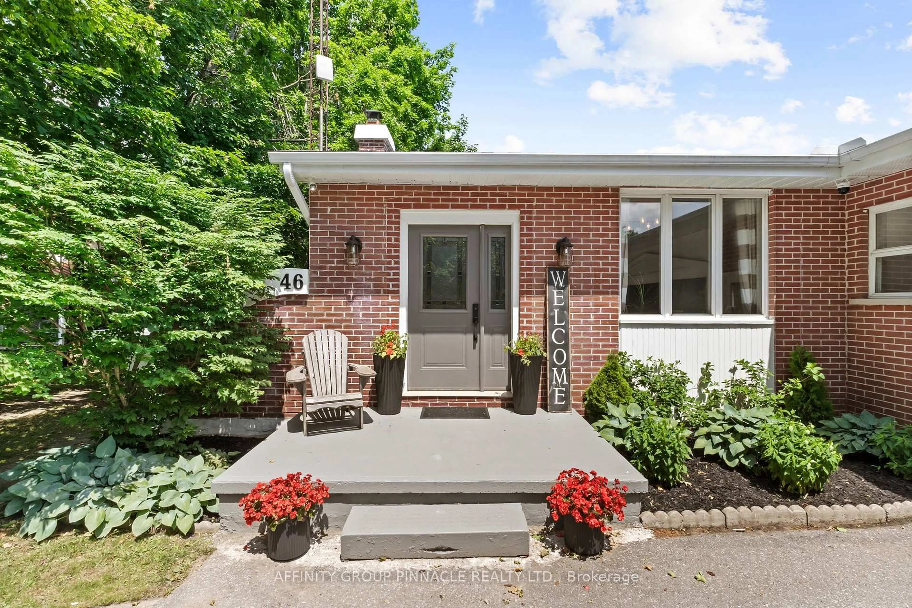 Home with brick exterior material, street for 46 Lily Lake Rd, Selwyn Ontario K9J 6X4