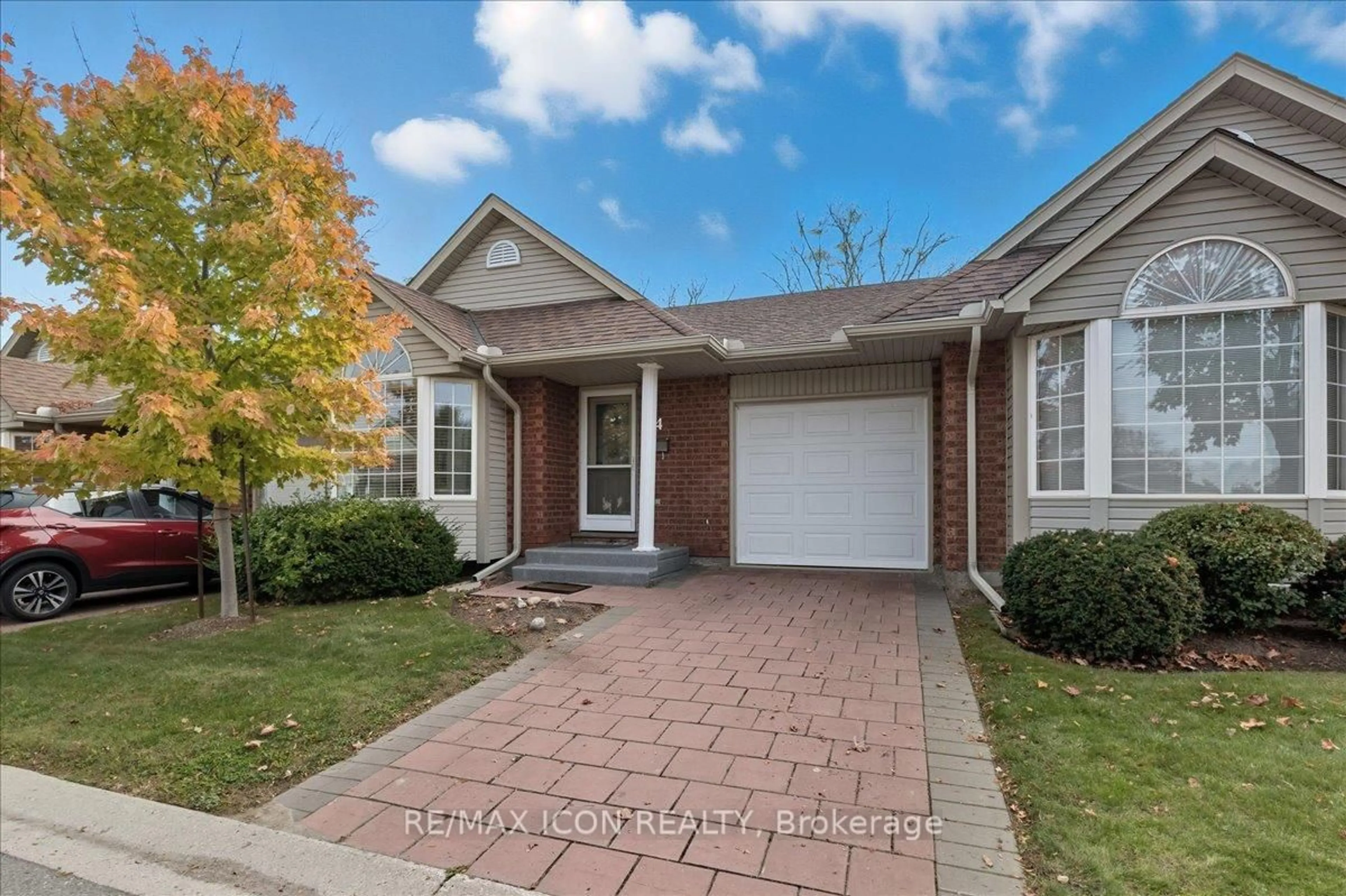 Home with brick exterior material, street for 360 Erbsville Rd #44, Waterloo Ontario N2T 2W3