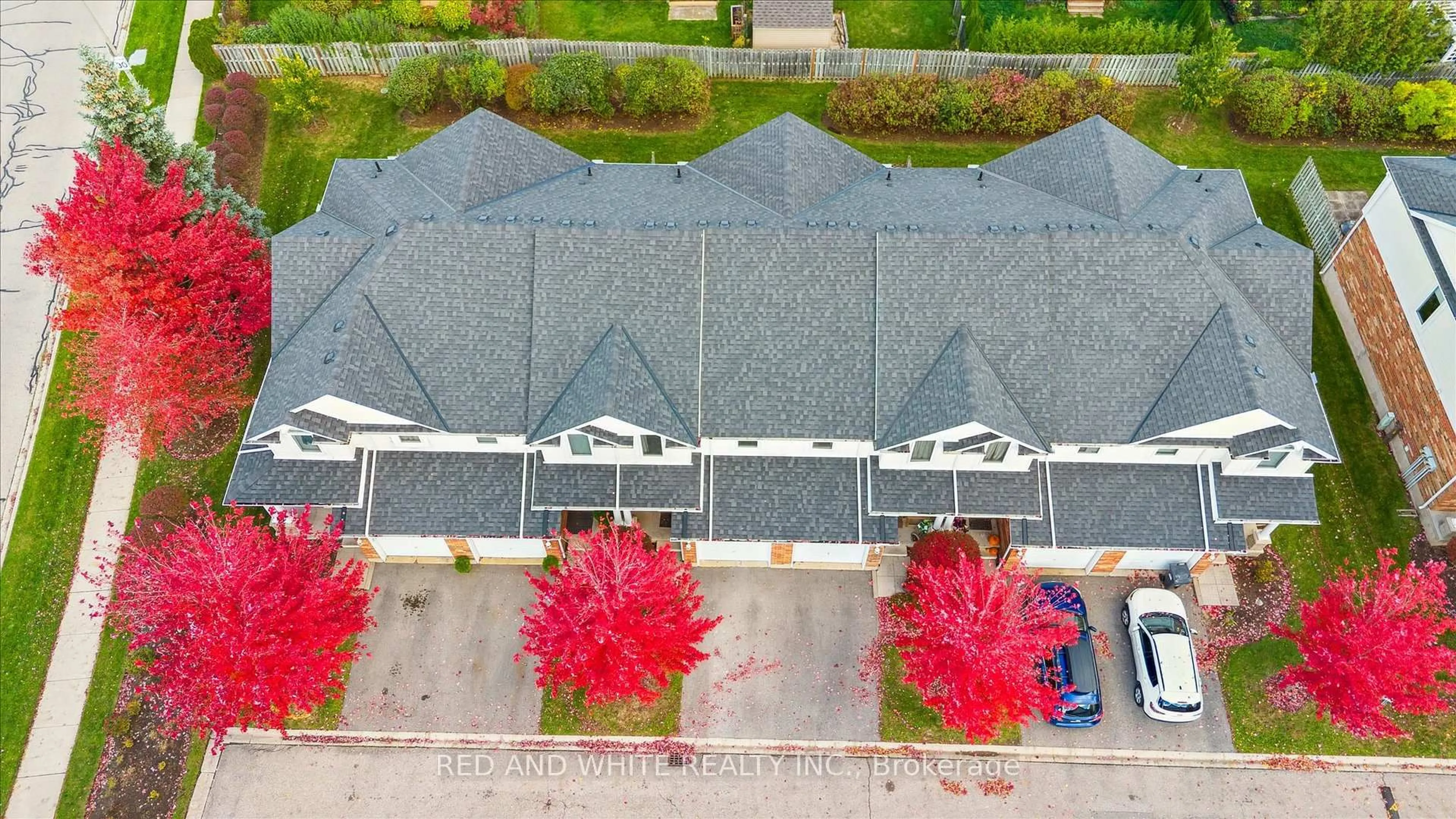 A pic from outside/outdoor area/front of a property/back of a property/a pic from drone, city buildings view from balcony for 151 Clairfields Dr #3, Guelph Ontario N1L 1P5