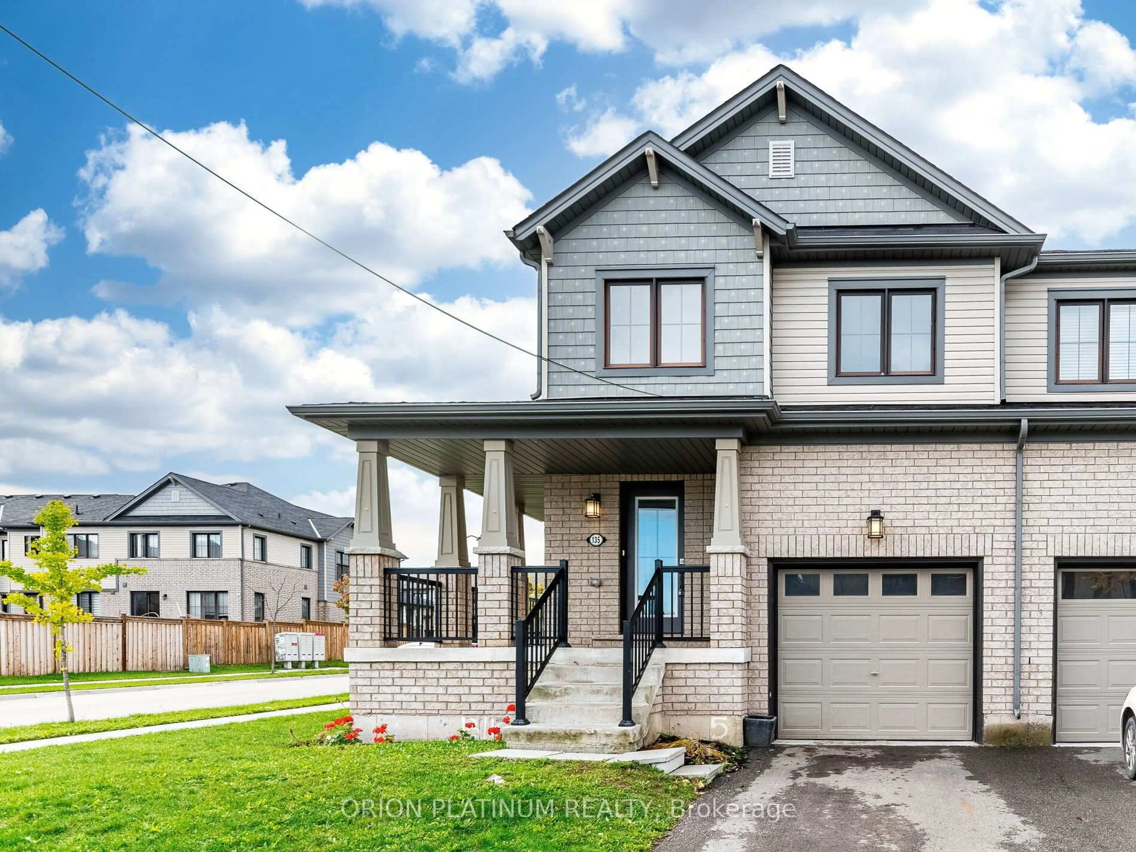 Home with brick exterior material, street for 135 Pagebrook Cres, Hamilton Ontario L8J 0K7