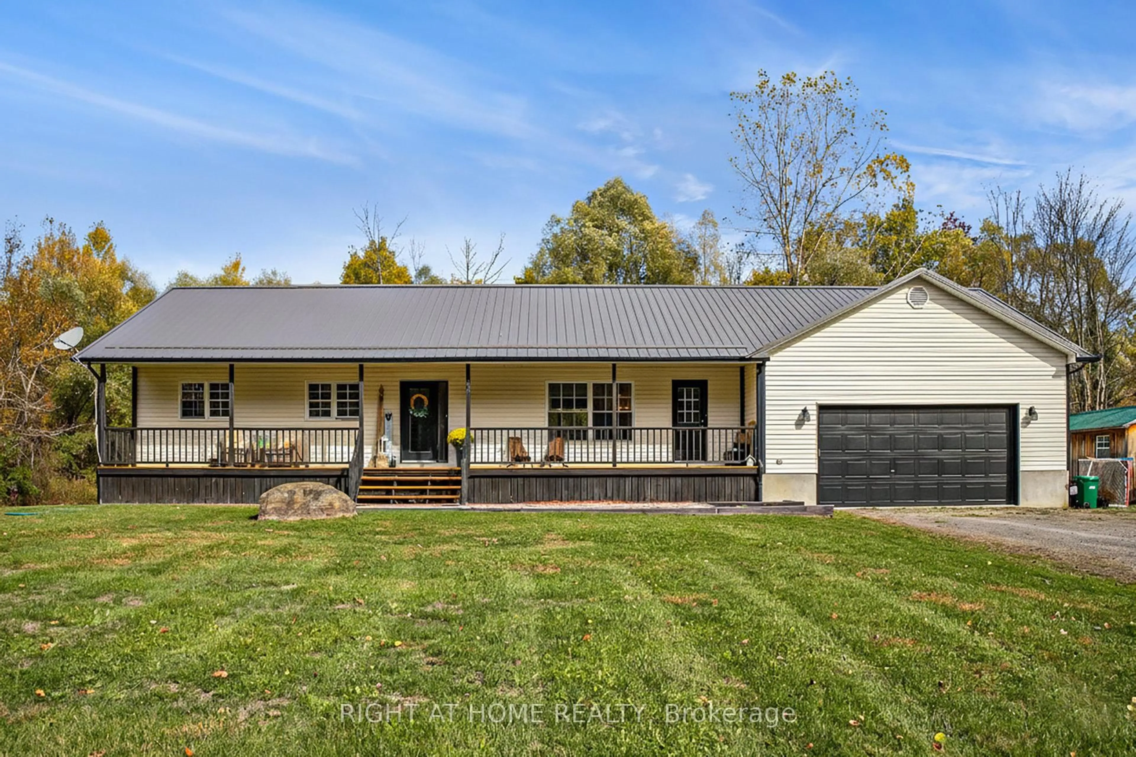Home with vinyl exterior material, street for 2849 Blanchfield Rd, Osgoode Ontario K0A 2W0