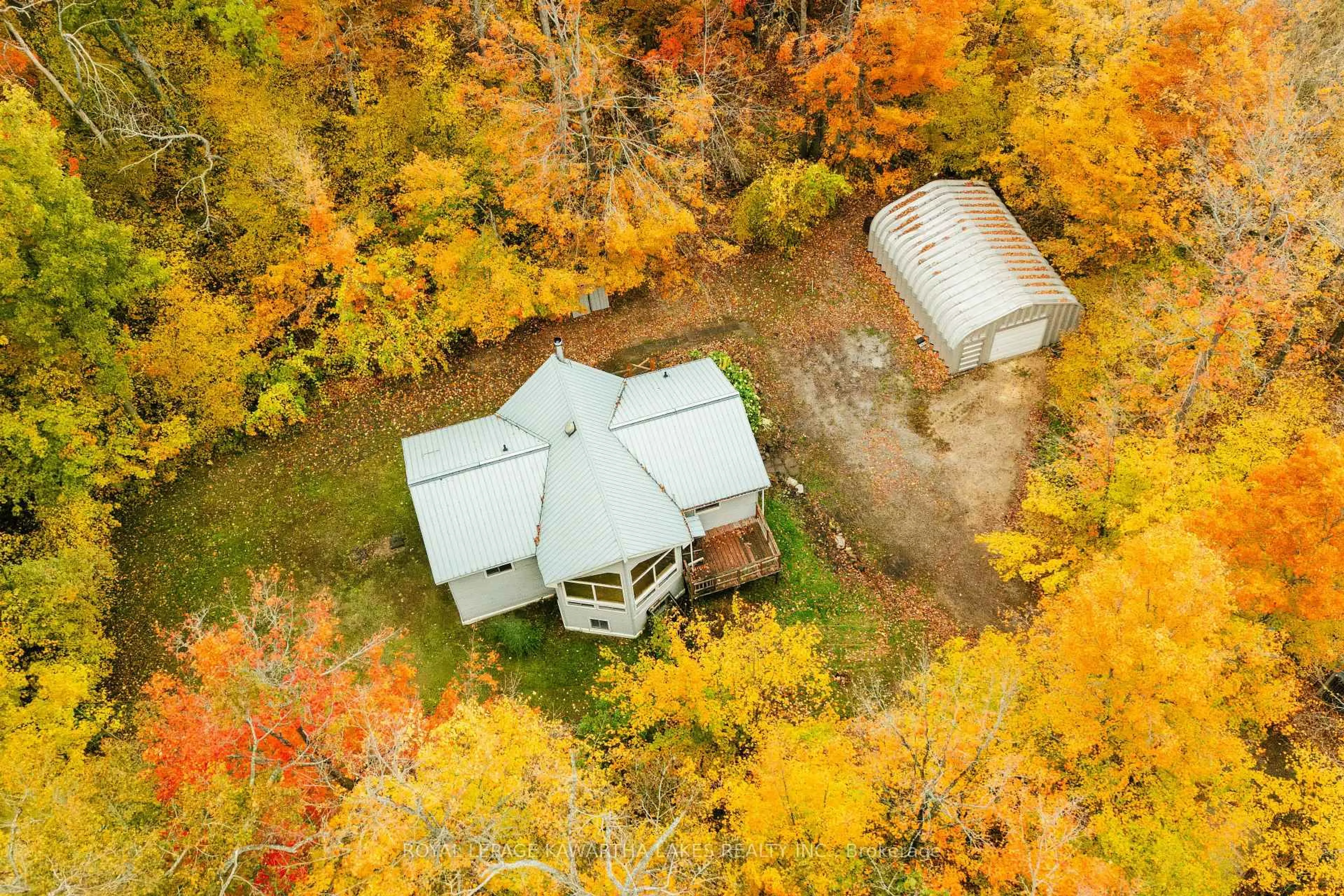 A pic from outside/outdoor area/front of a property/back of a property/a pic from drone, unknown for 693 Balsam Lake Dr, Kawartha Lakes Ontario K0M 2B0