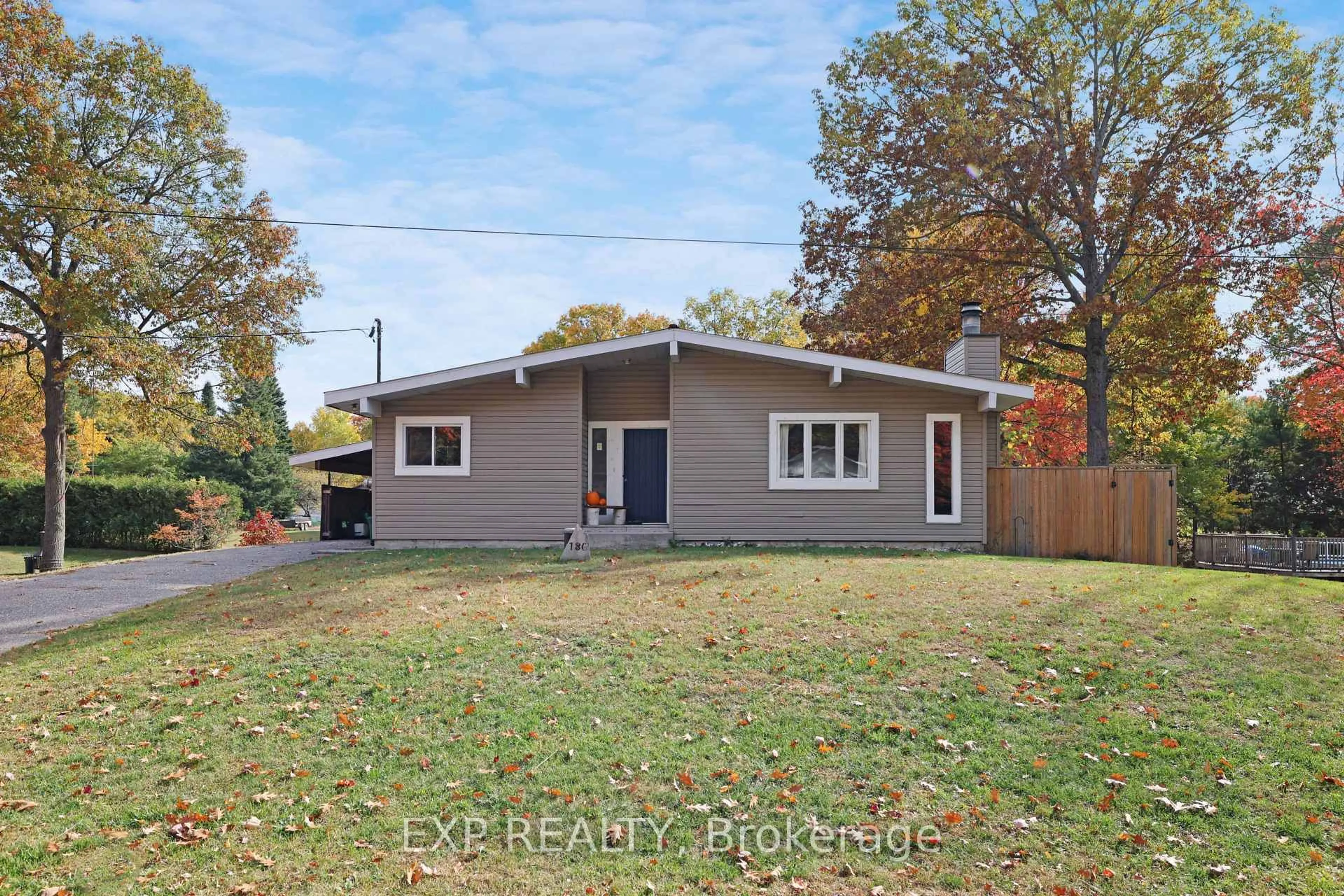 Home with vinyl exterior material, street for 136 Resthaven Ave, Ottawa Ontario K0A 3M0