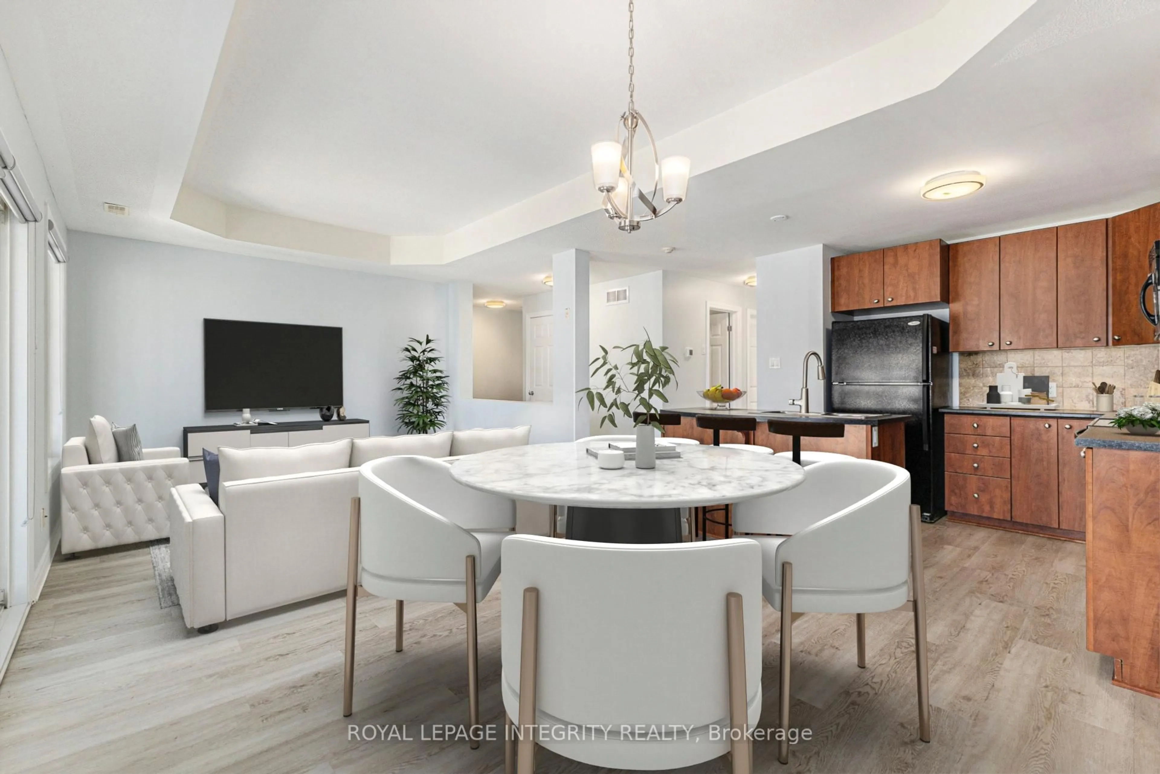 Open concept kitchen, ceramic/tile floor for 188 Paseo Private #8, Ottawa Ontario K2G 4N7