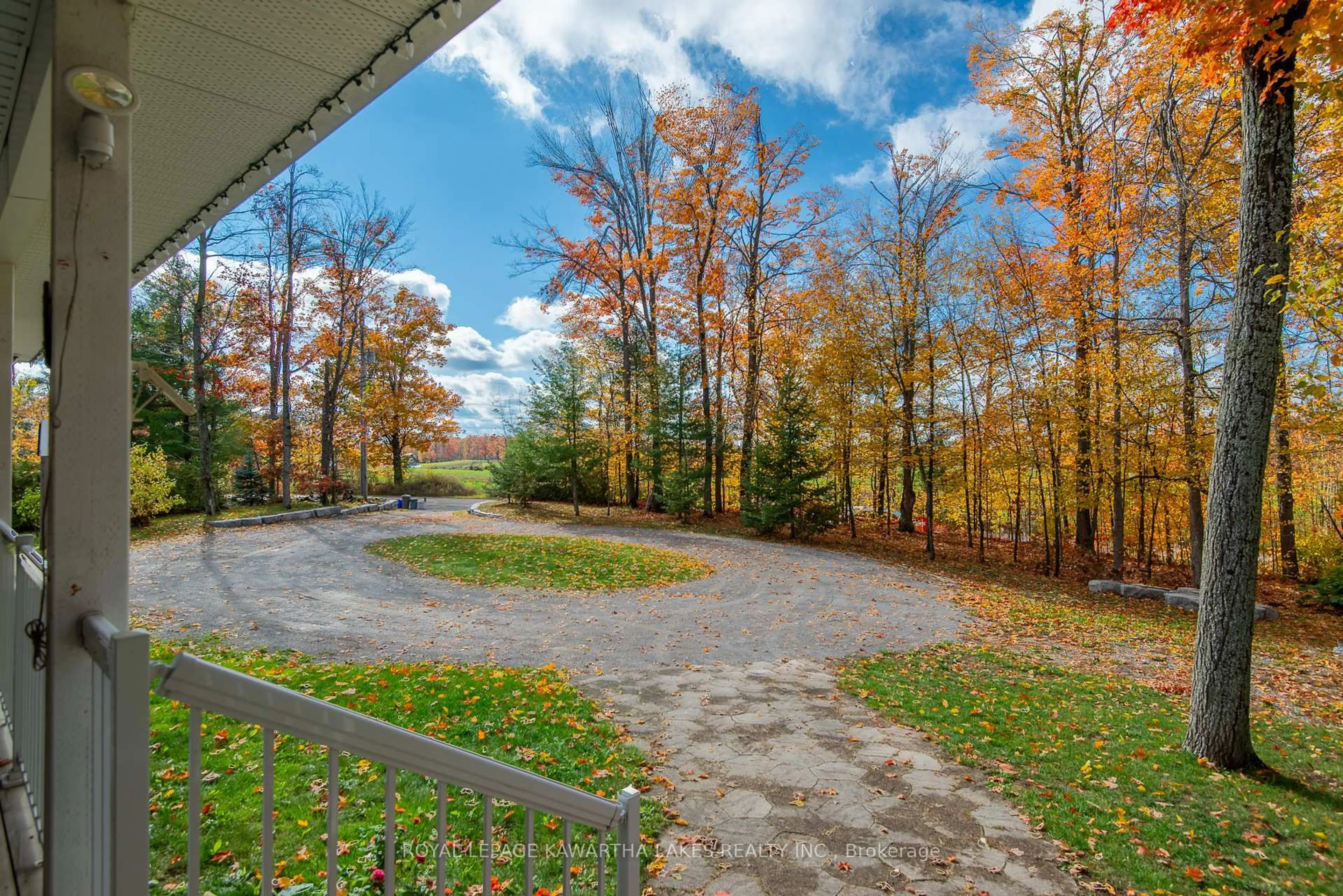 Patio, forest/trees view for 356 Olivers Rd, Kawartha Lakes Ontario K0M 1A0