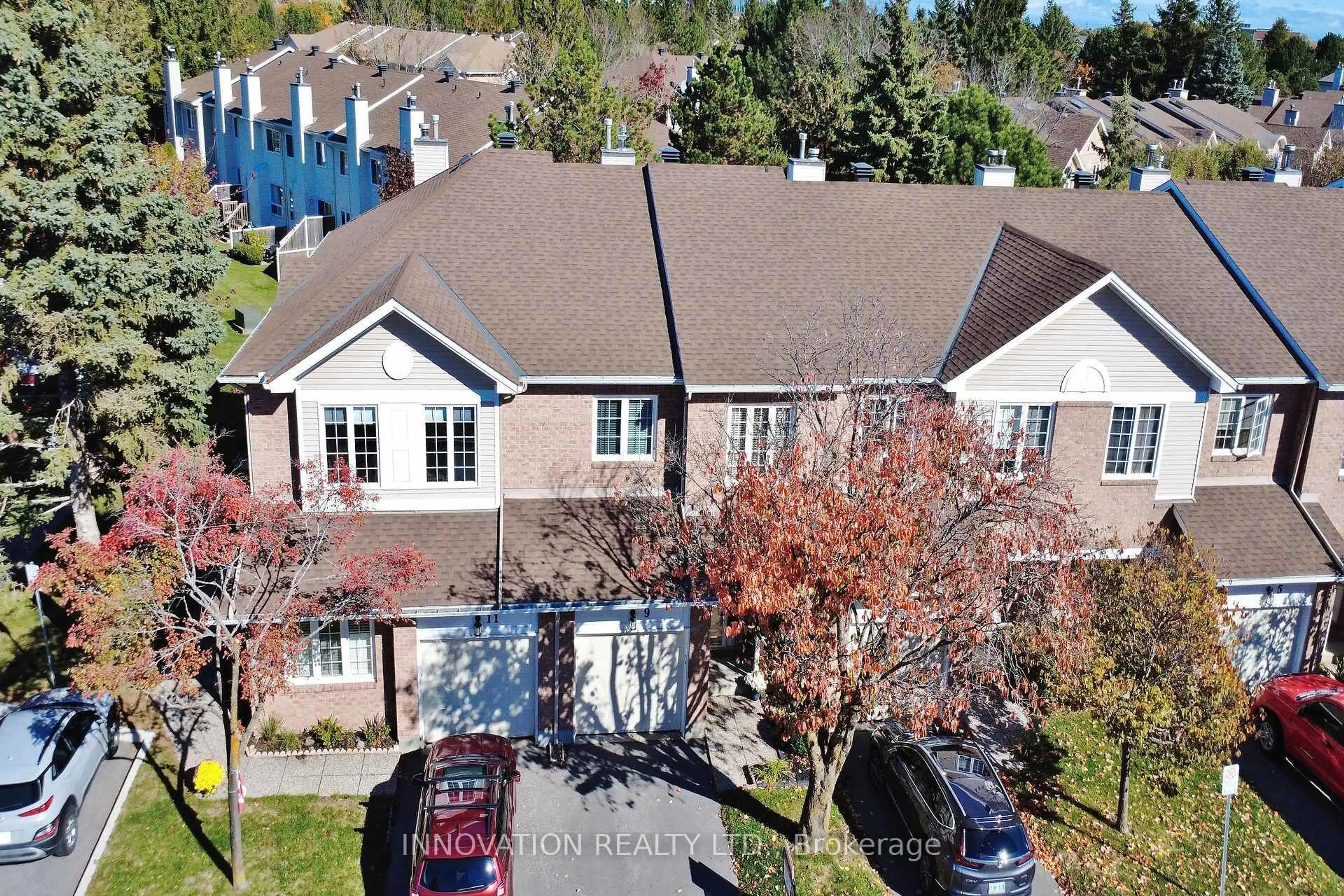 A pic from outside/outdoor area/front of a property/back of a property/a pic from drone, street for 9 Winterburn Terr #35, Ottawa Ontario K2G 5W9