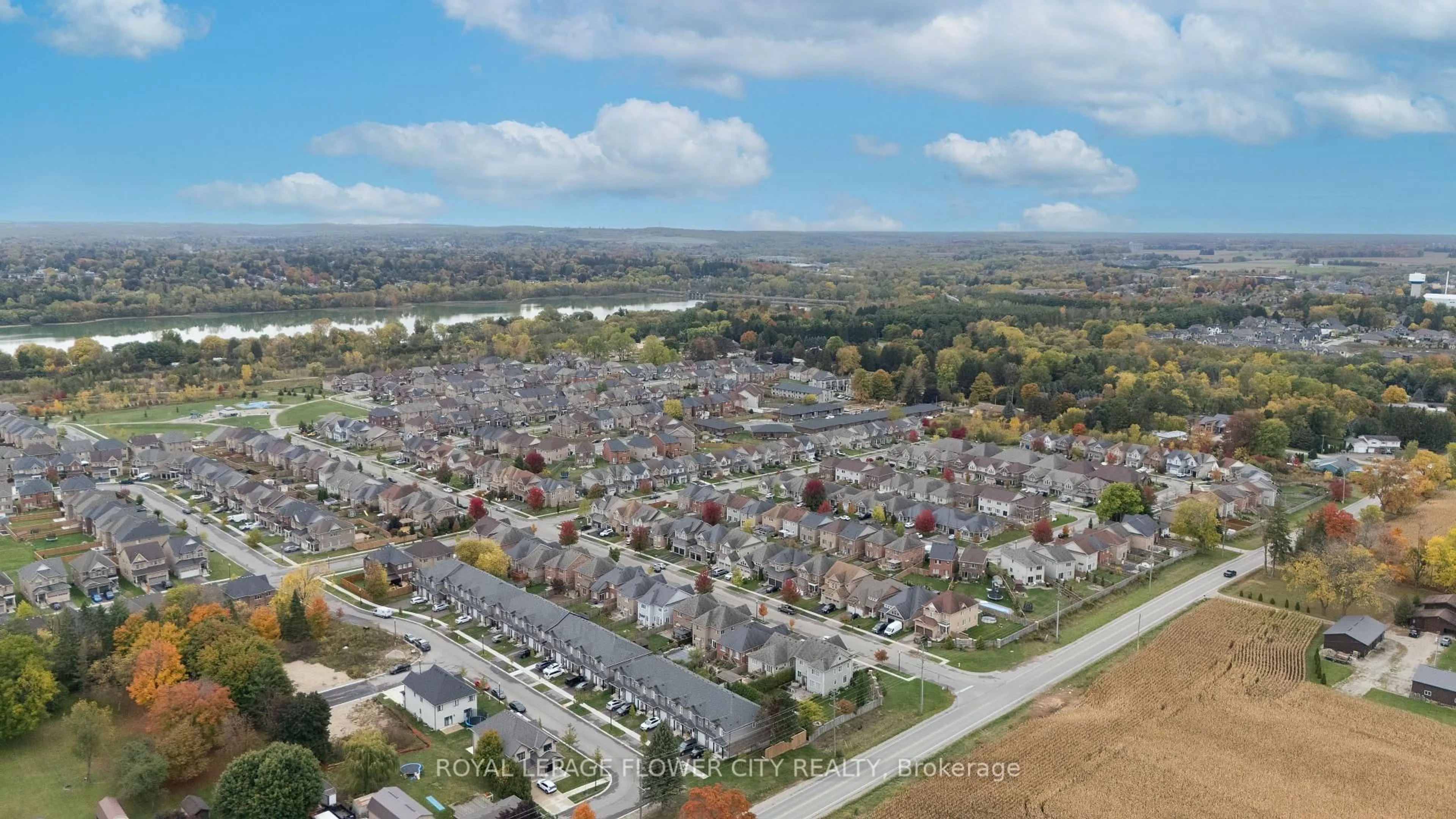 A pic from outside/outdoor area/front of a property/back of a property/a pic from drone, street for 244 palmer Lane, Woodstock Ontario N4T 0G5