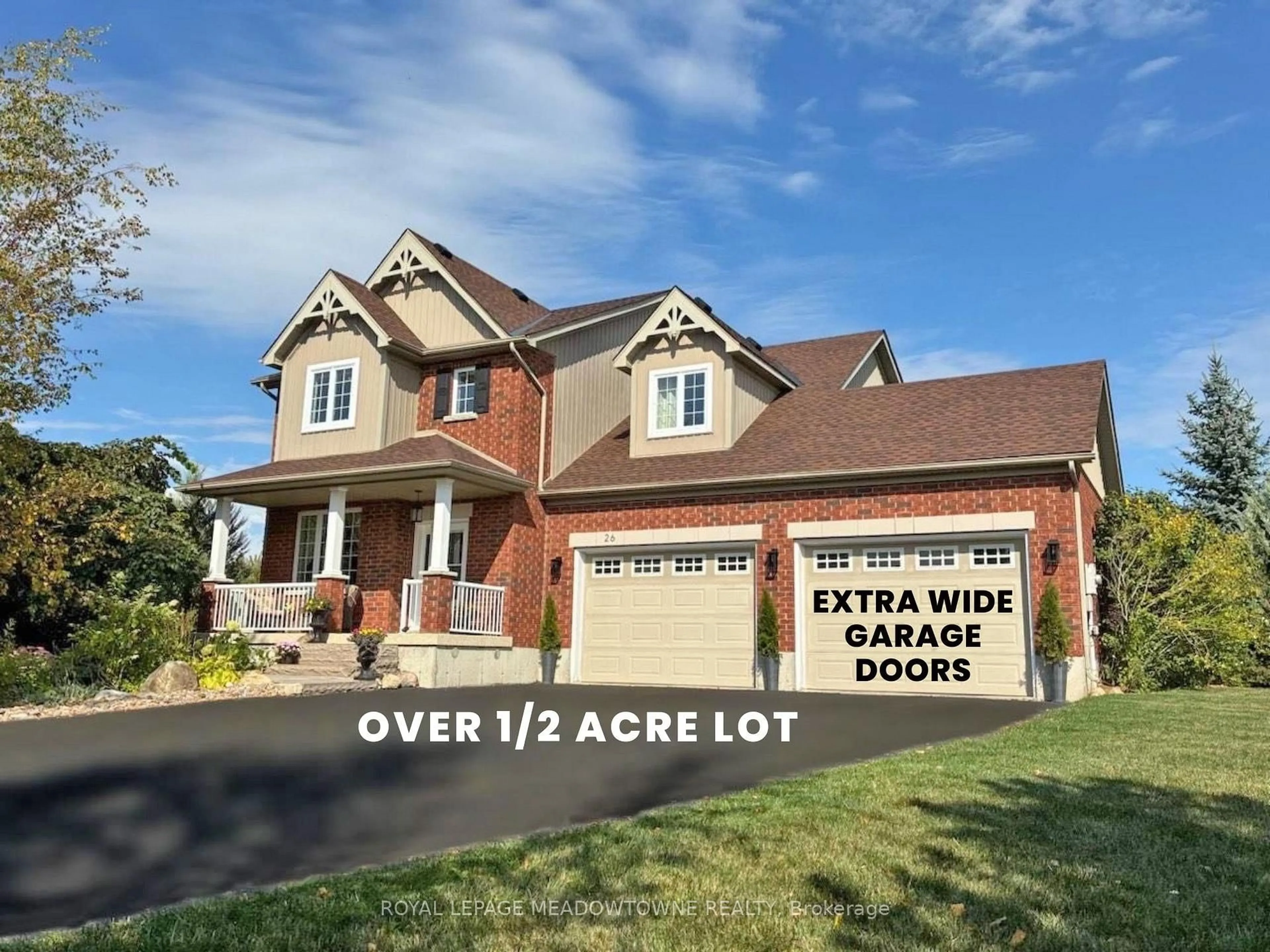 Home with brick exterior material, street for 26 Island Lake Rd, Mono Ontario L9W 5K3