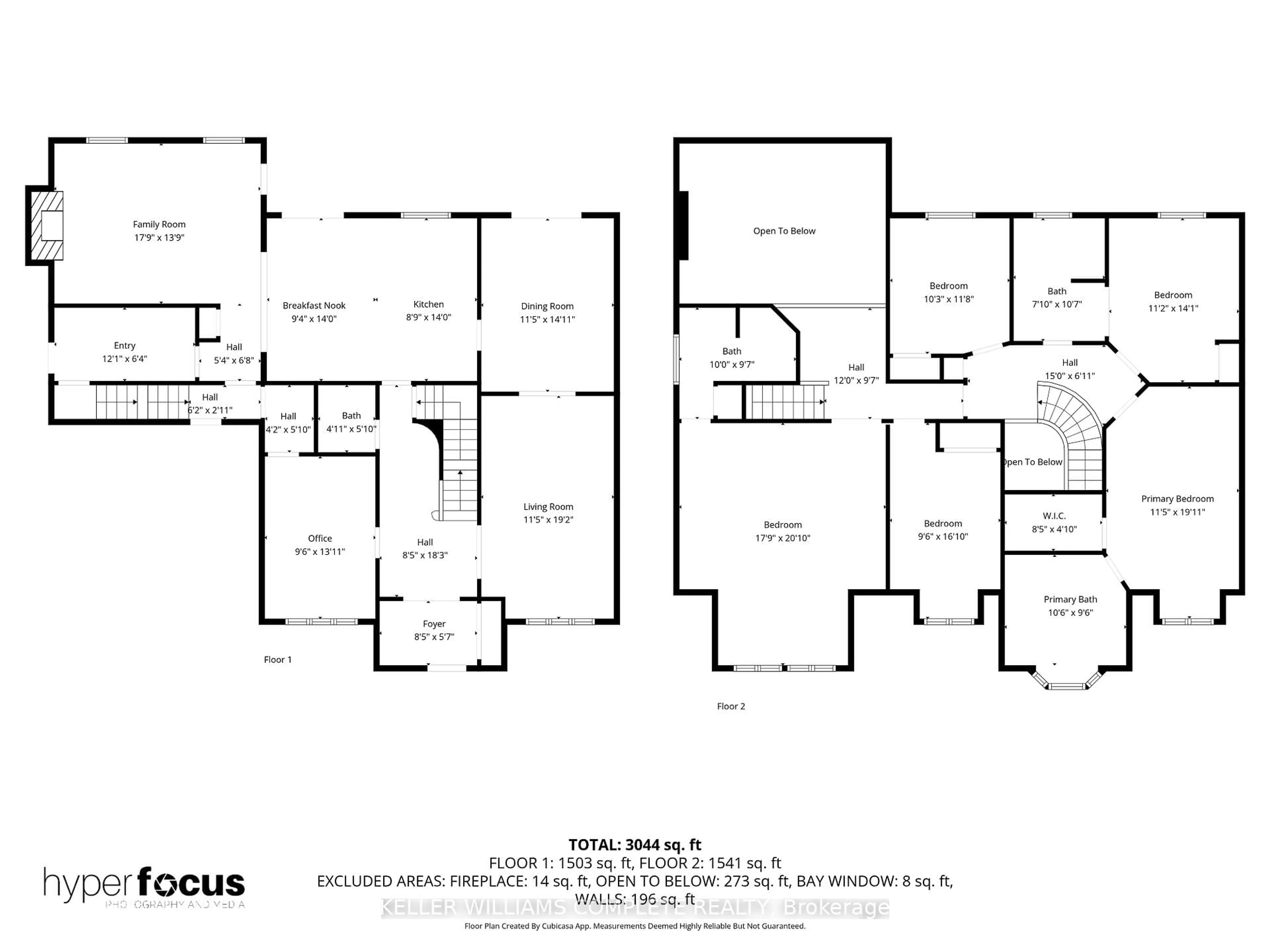 Floor plan for 142 Meadowbrook Dr, Hamilton Ontario L9G 4S8