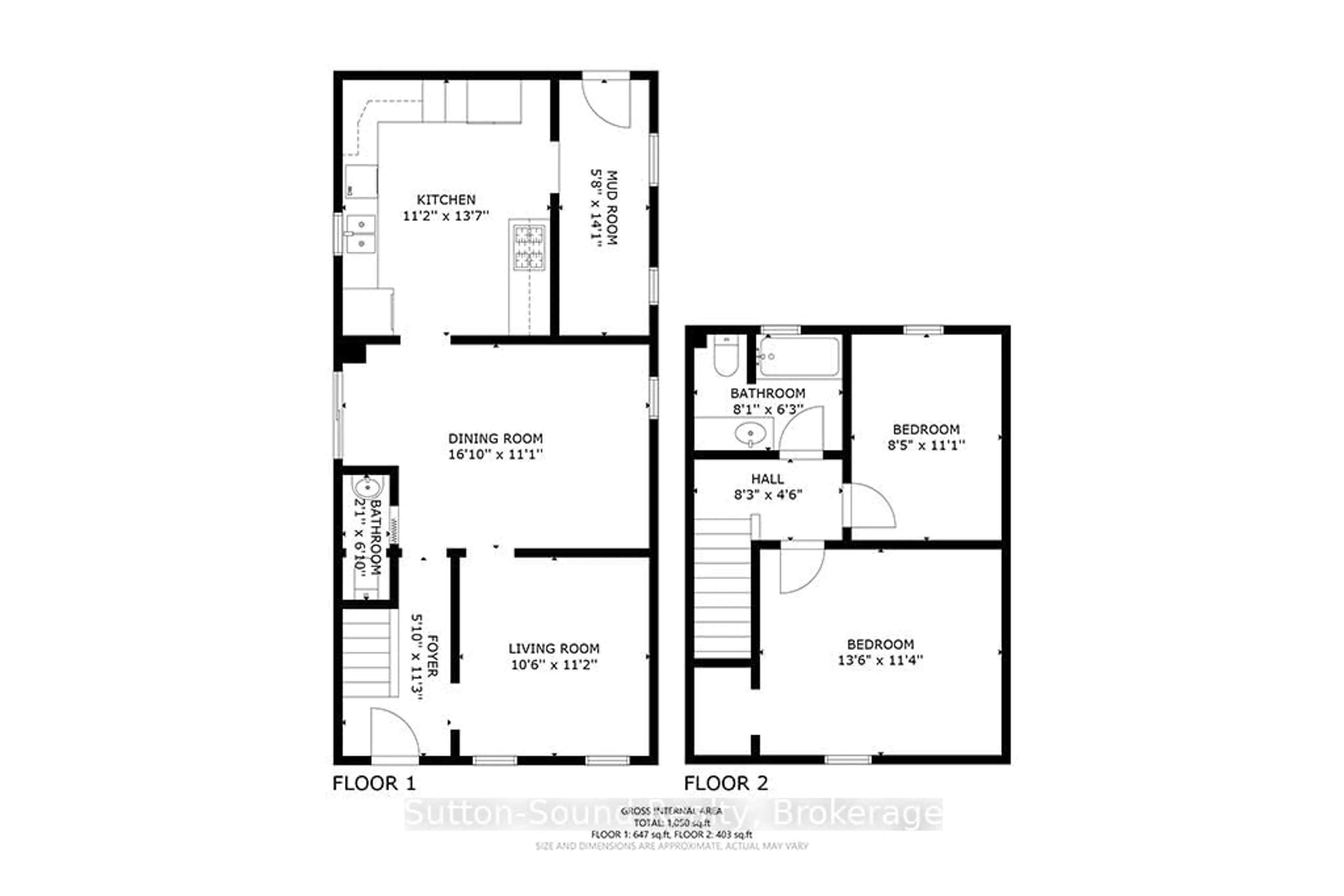 Floor plan for 158 13th St, Owen Sound Ontario N4K 3W4
