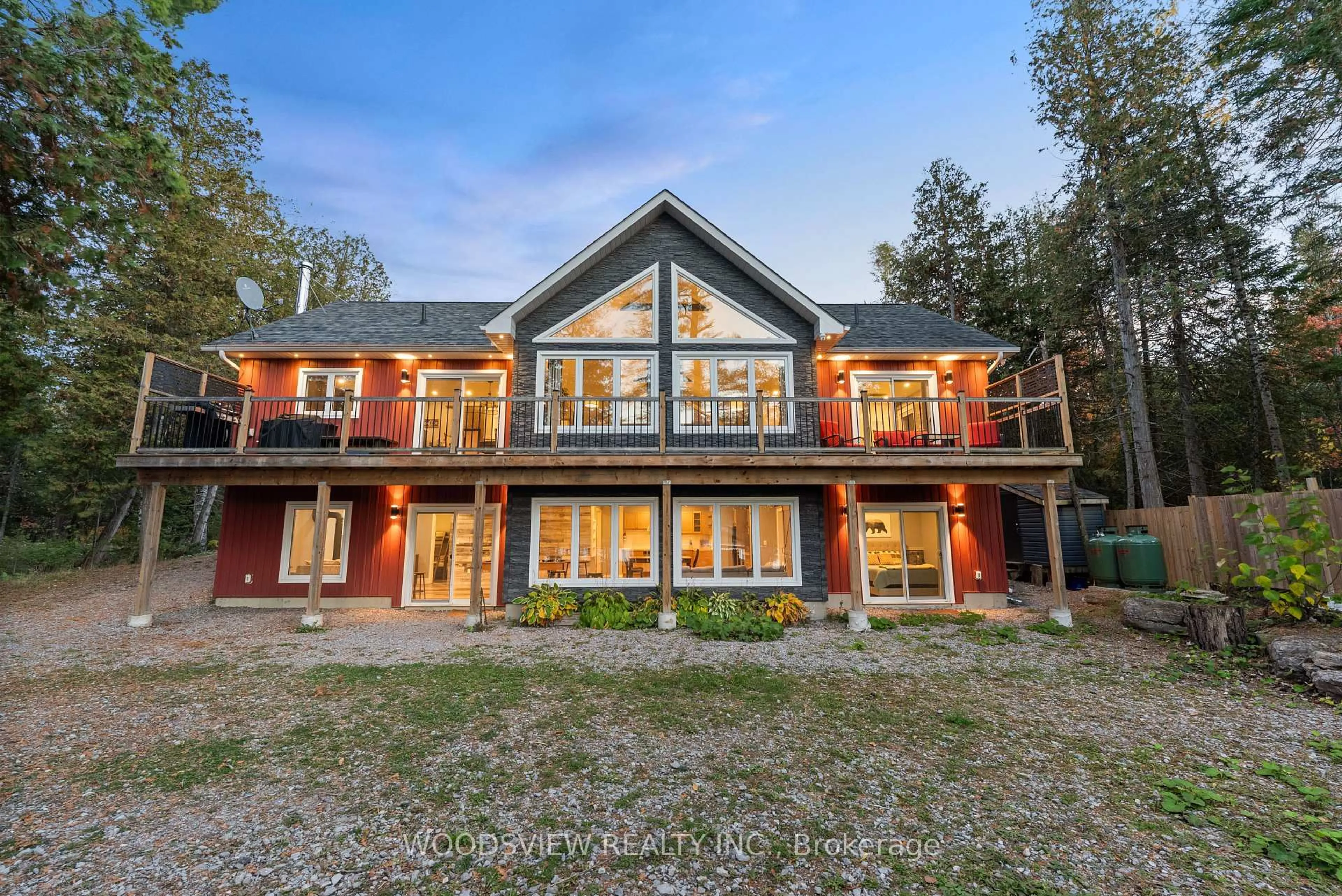 A pic from outside/outdoor area/front of a property/back of a property/a pic from drone, water/lake/river/ocean view for 89 Little Silver Way, Galway-Cavendish and Harvey Ontario K0M 1A0