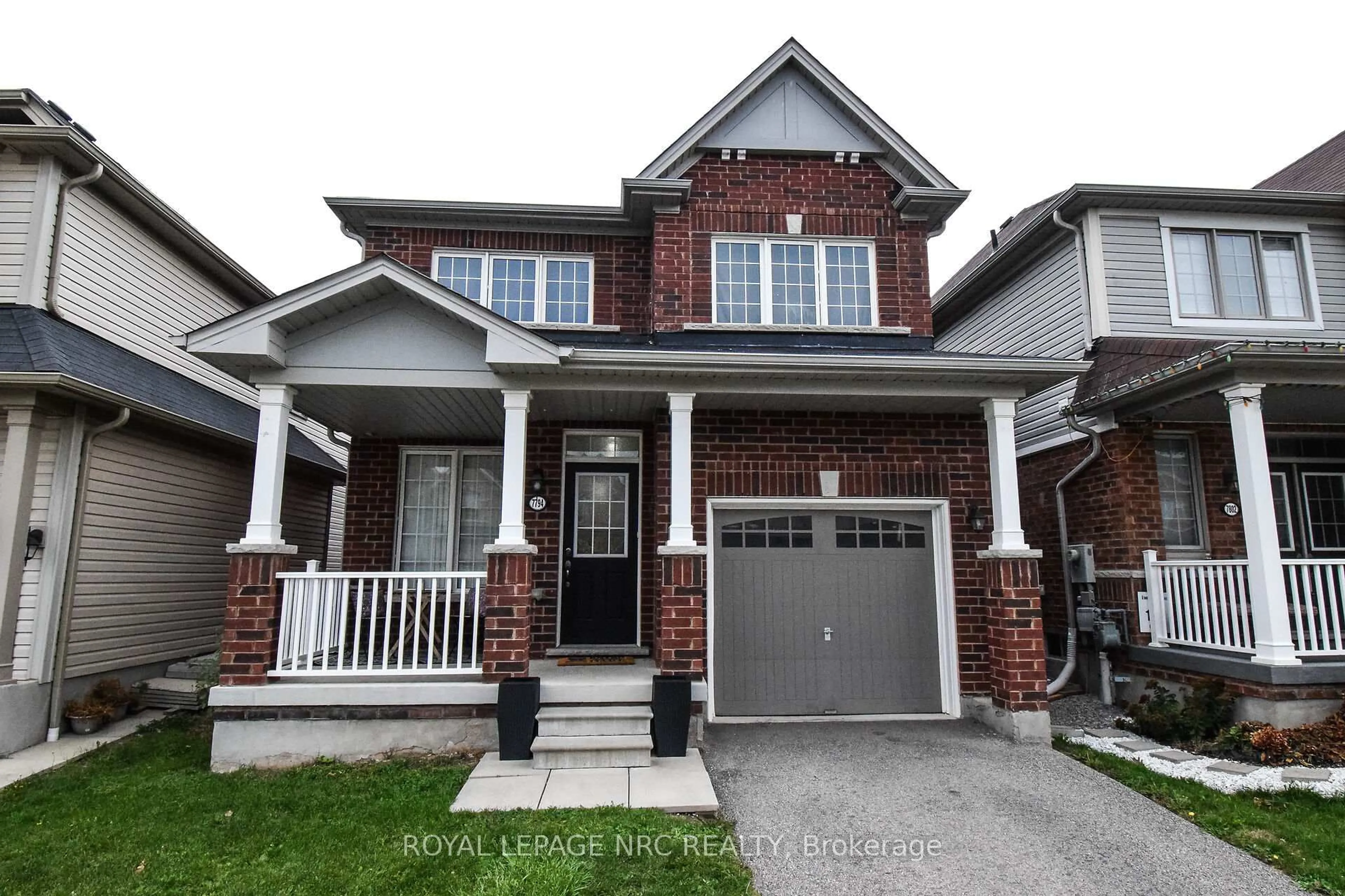 Home with brick exterior material, street for 7794 Sassafras Tr, Niagara Falls Ontario L2H 0N5