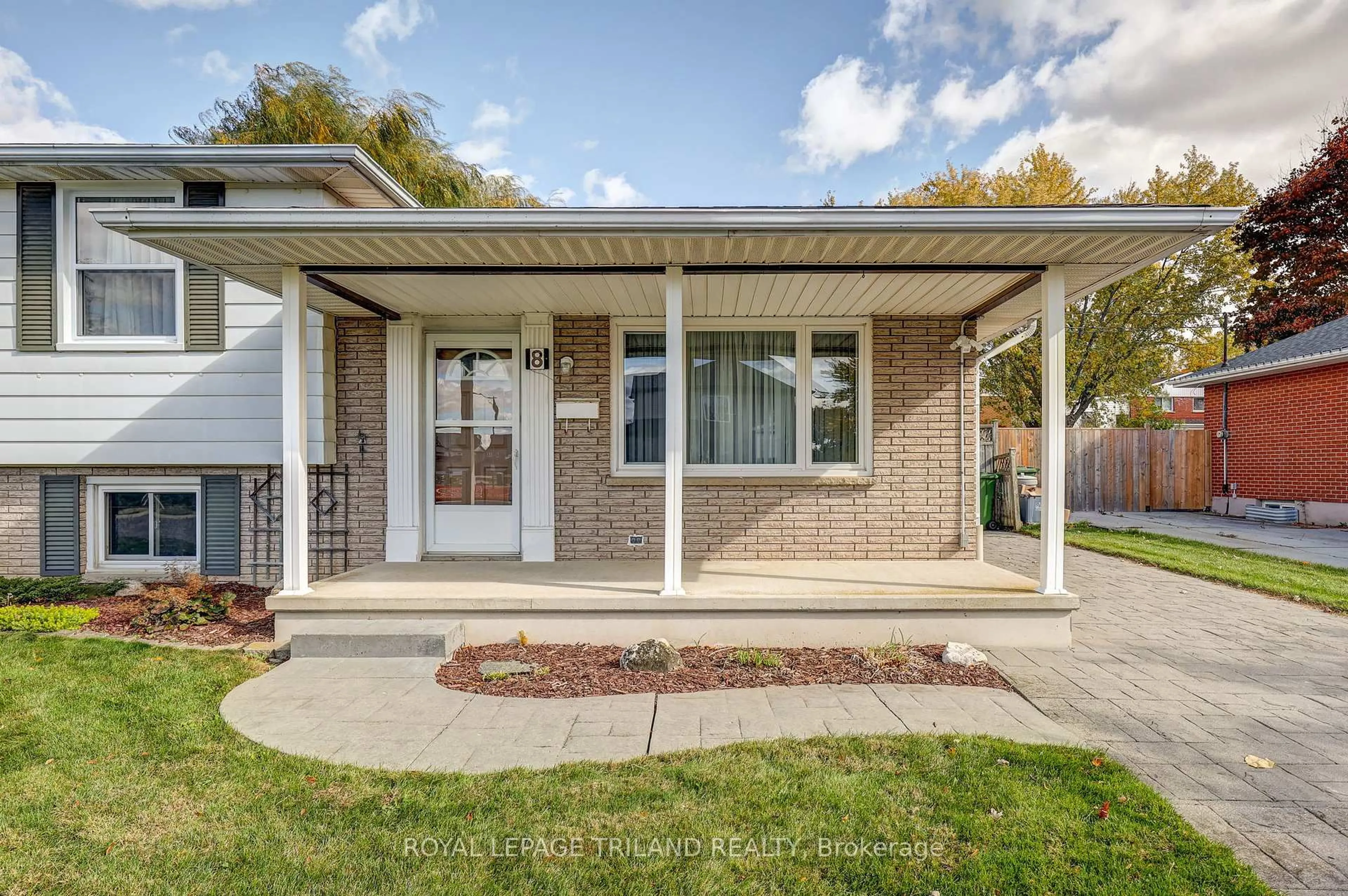 Home with brick exterior material, street for 8 Parish St, St. Thomas Ontario N5R 4W8