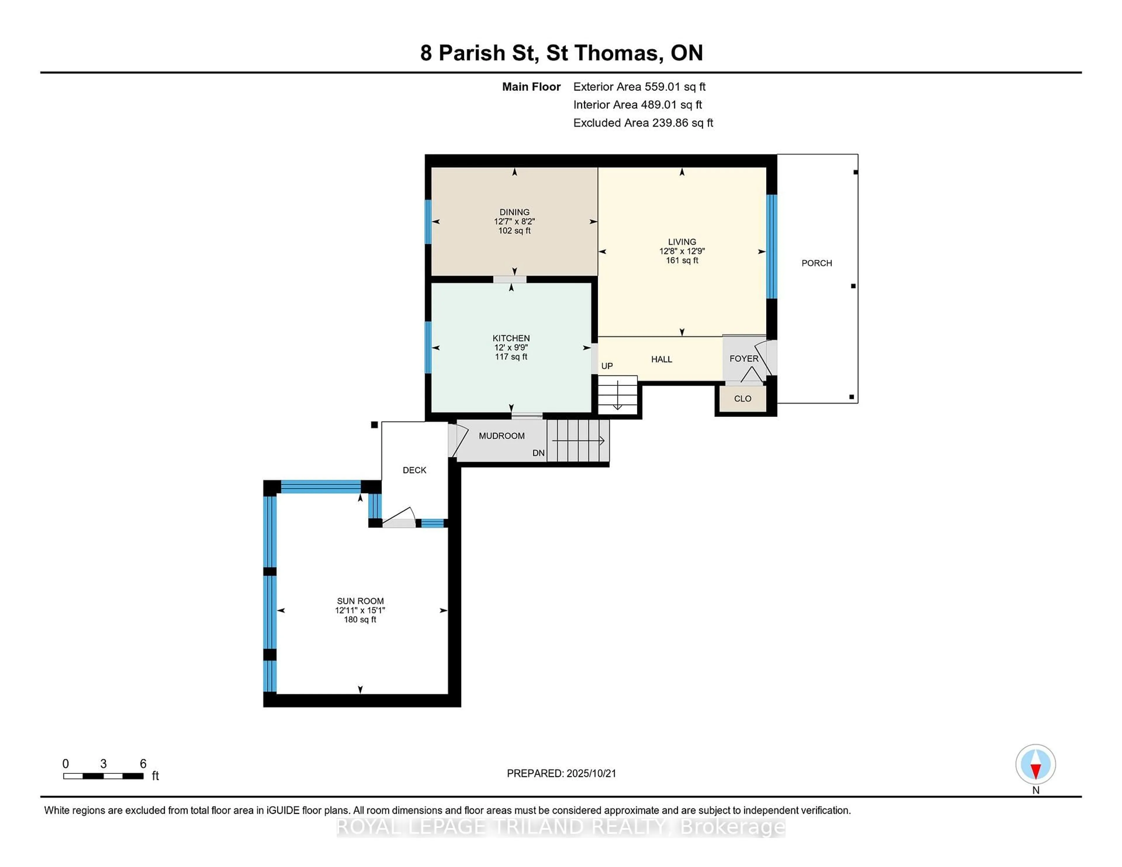 Floor plan for 8 Parish St, St. Thomas Ontario N5R 4W8