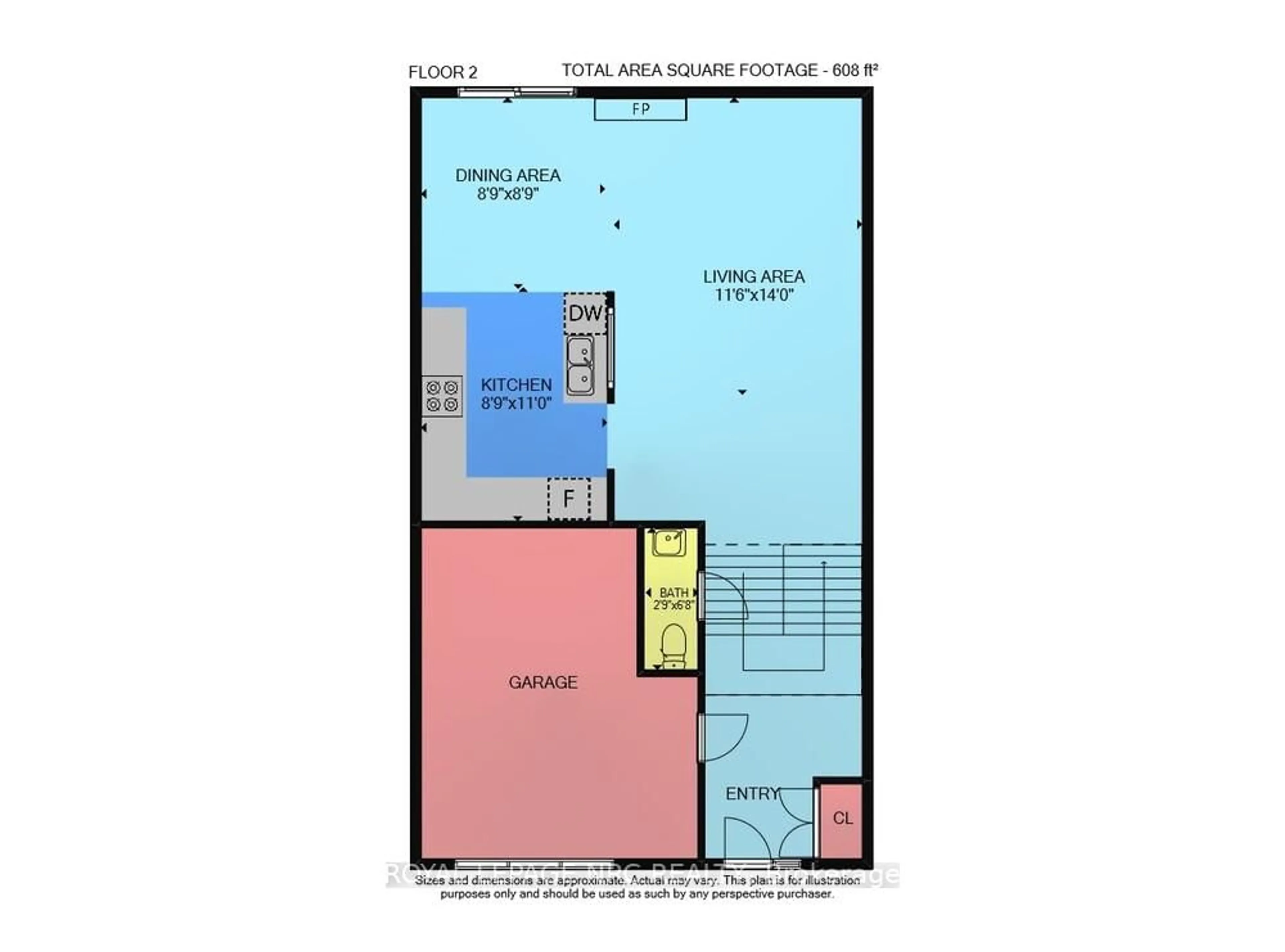 Floor plan for 40 Dartmouth Gate #15, Hamilton Ontario L8E 0C4